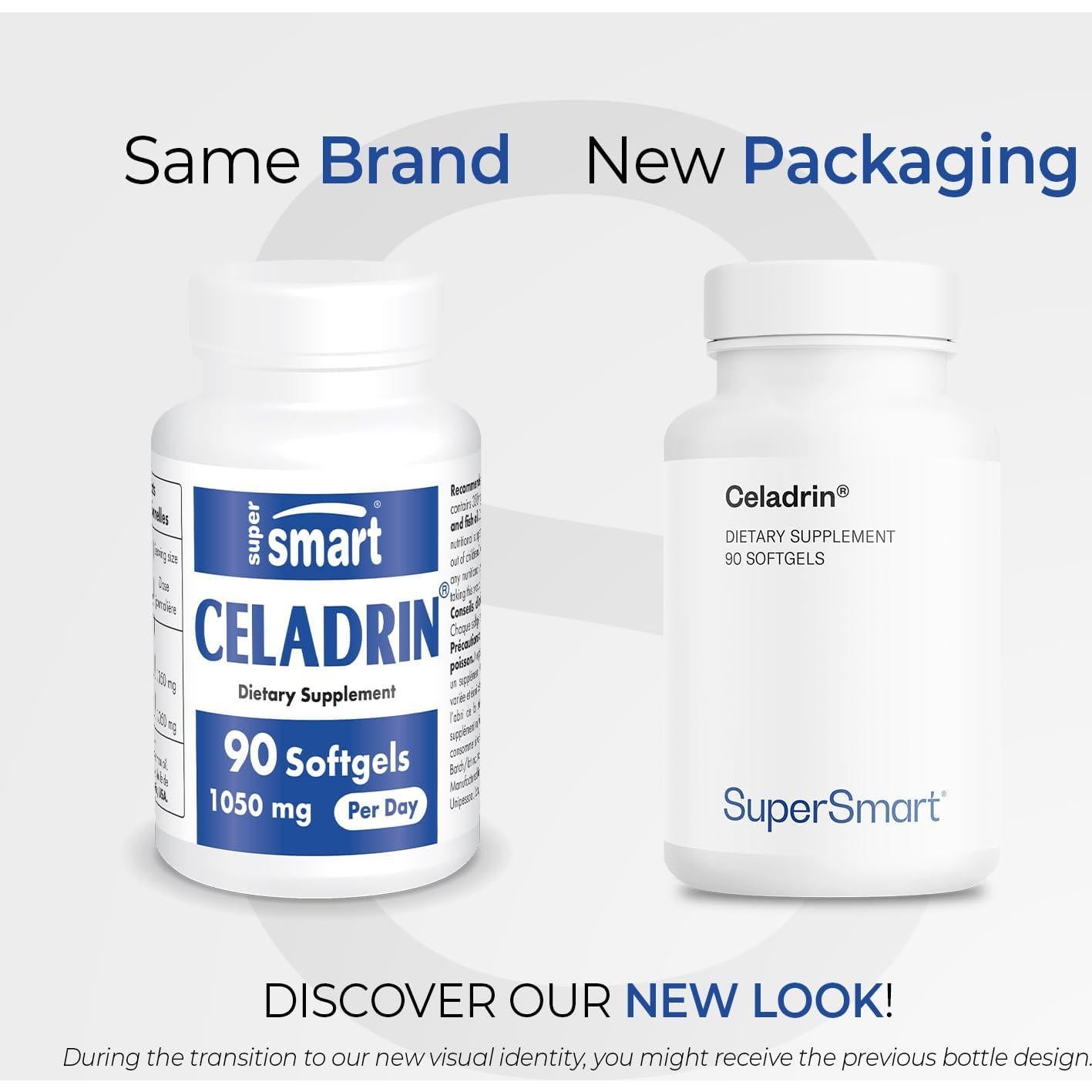 Suplemento Celadrin 1050mg - Supersmart - 90 Cápsulas Blandas