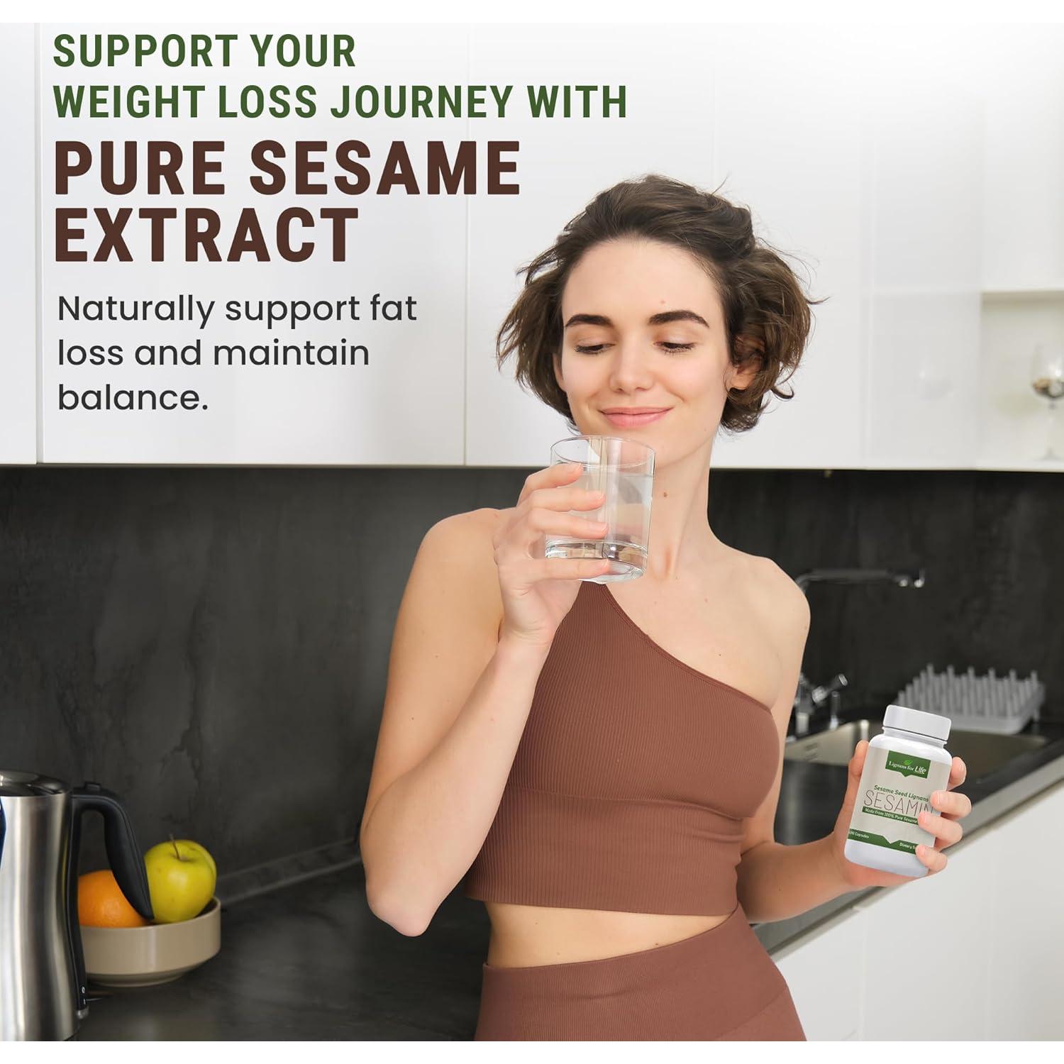 Extracto de Sésamo Lignans For Life 90 Cápsulas 81 mg Sesamina