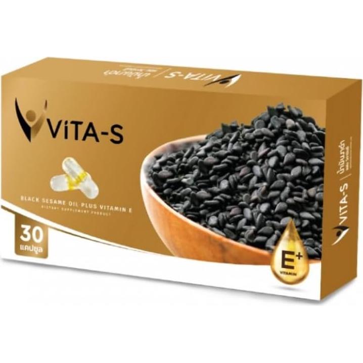 Aceite de Sésamo Negro Vita-S 30 Cápsulas 49.6g
