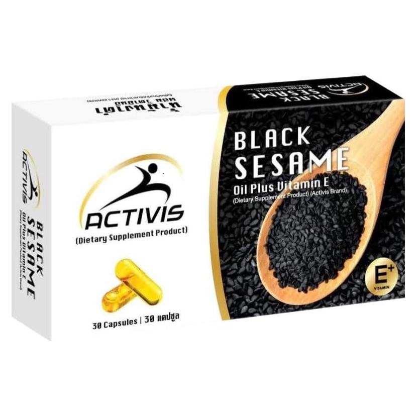 Aceite de Sésamo Negro Activis 30 Cápsulas 450g