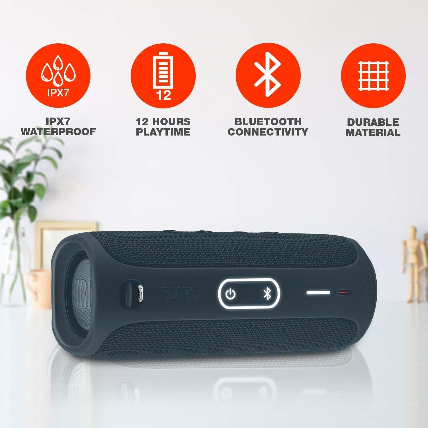 JBL Flip 5 Altavoz Bluetooth Portátil Impermeable Azul