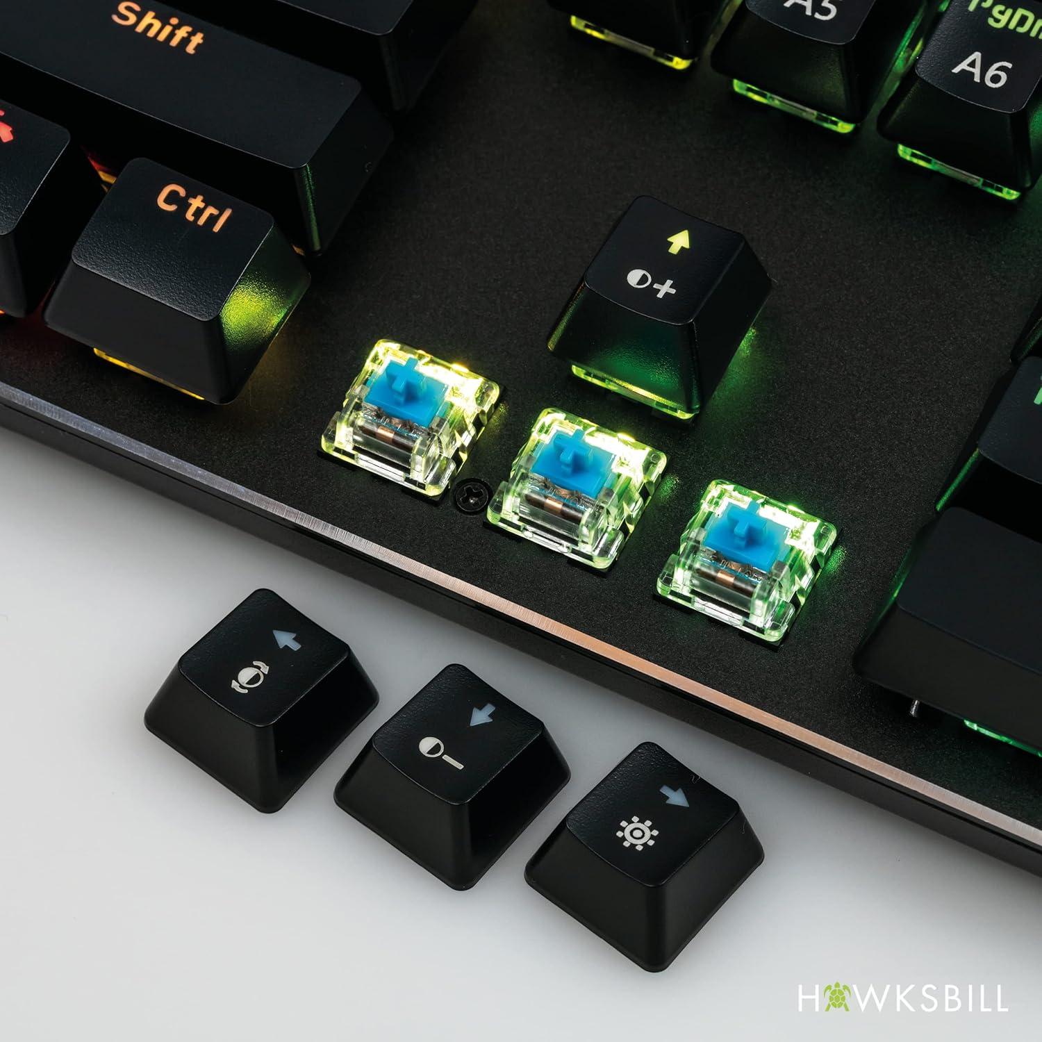Teclado Mecánico Gaming Hawksbill HB-MK2204A RGB 104 Teclas