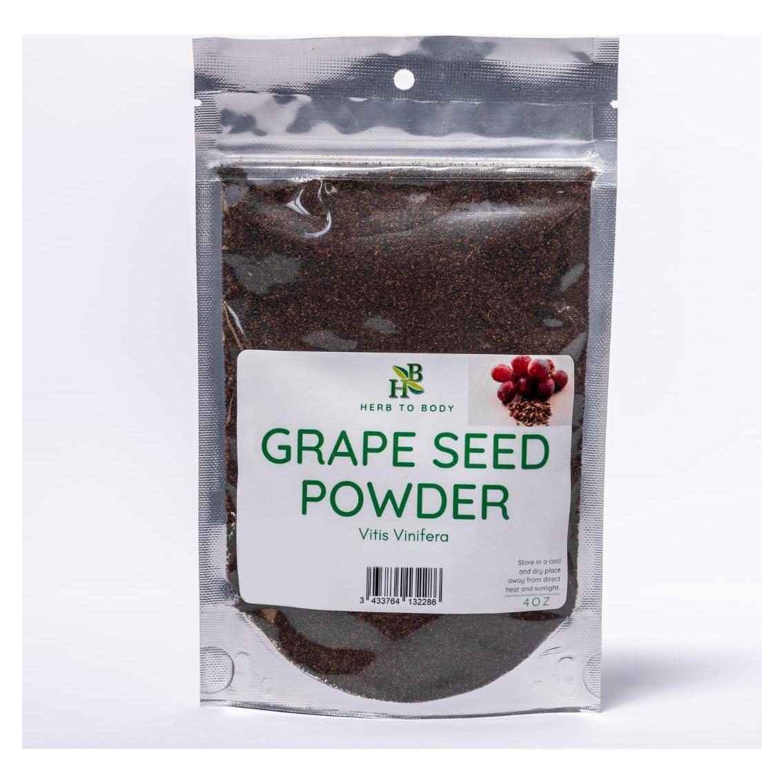 Polvo de Semilla de Uva Herb To Body 113.4g - Antioxidante Natural