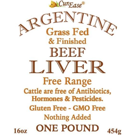 Polvo de Hígado de Res Deshidratado CurEase 453g Sin Grasa