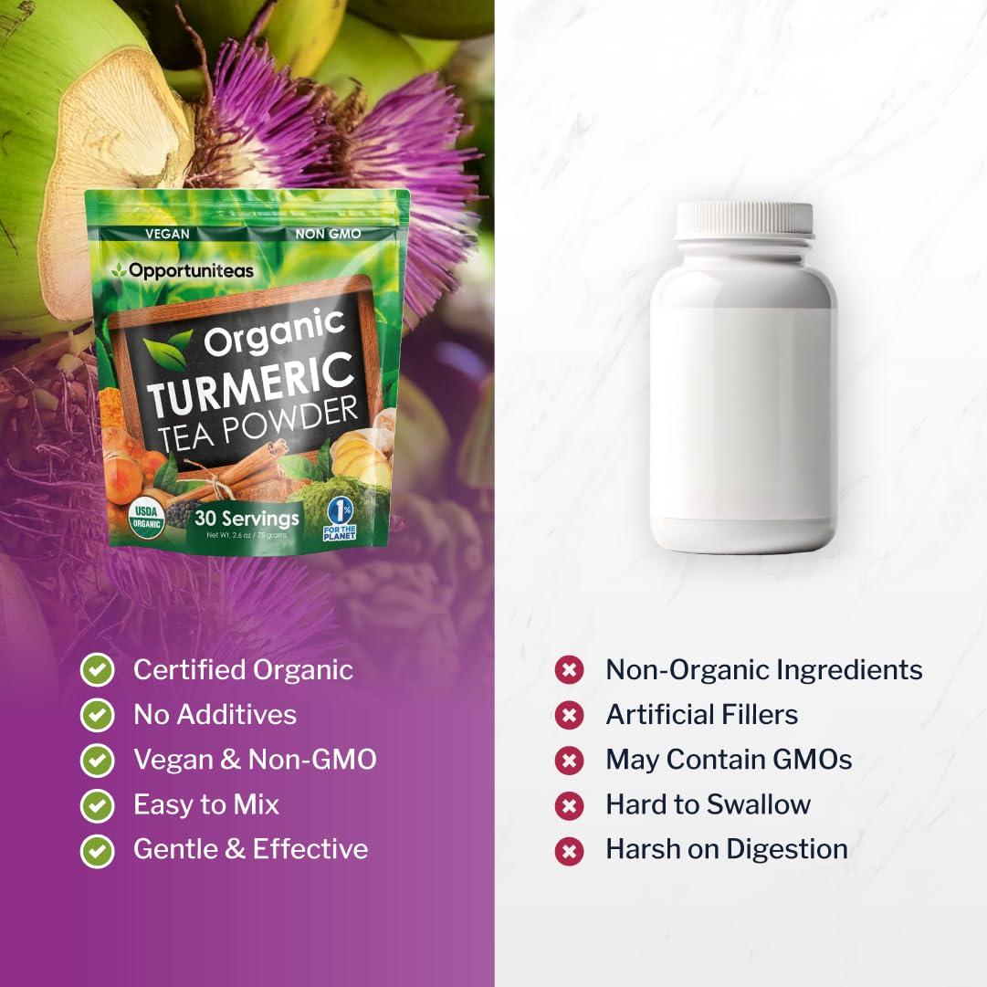 Té en Polvo Orgánico Opportuniteas - Desintoxicación Hígado 75g