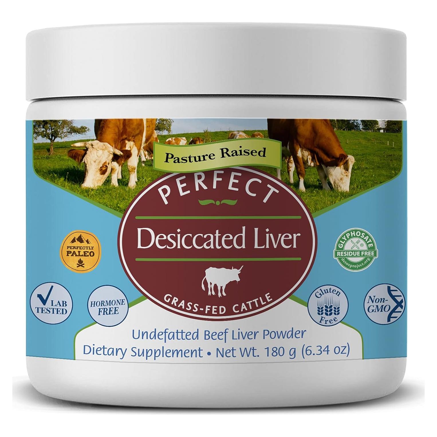 Polvo de Hígado Deshidratado Suplementos Perfectos 180g - Proteína Natural