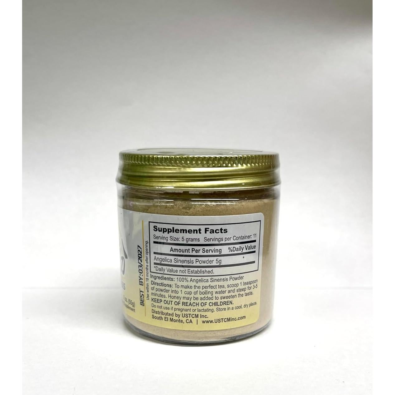 Polvo de Angelica Sinensis 120 Malla USTCM 56.7g - Natural