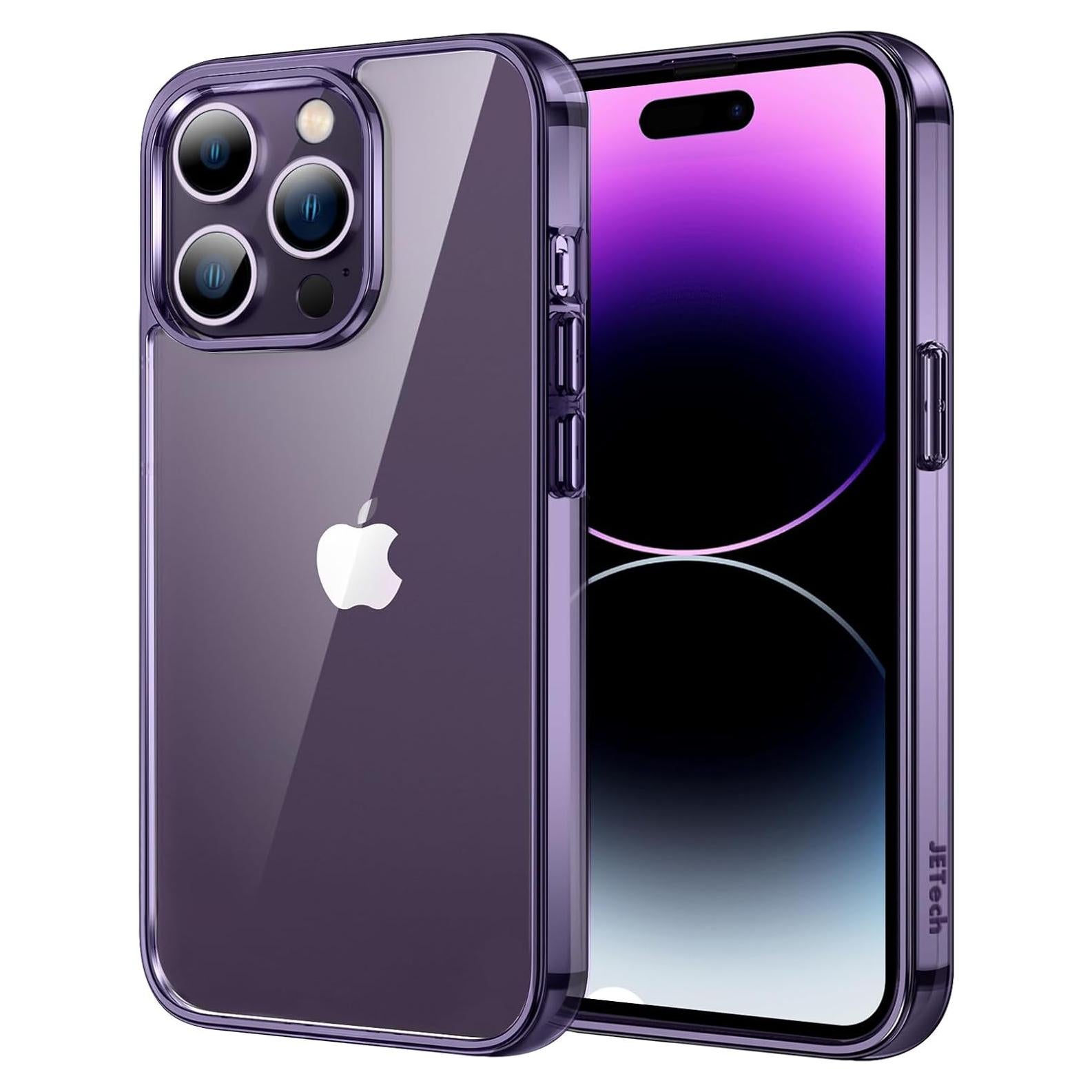 Funda Parachoques JETech para iPhone 14 Pro 15.03 cm Púrpura