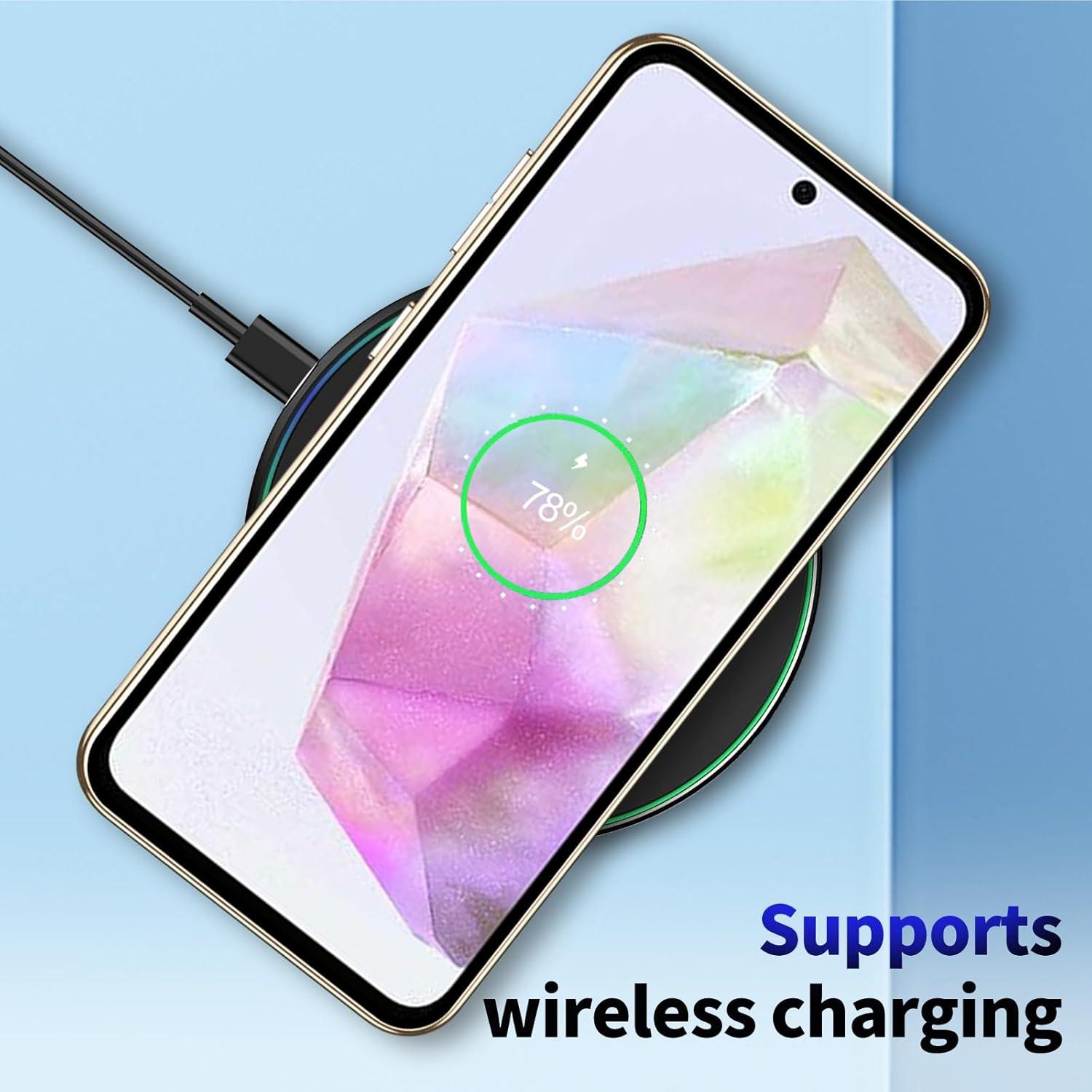 Funda Brillante Gxmeuie para Samsung Galaxy A35 5G - Oro