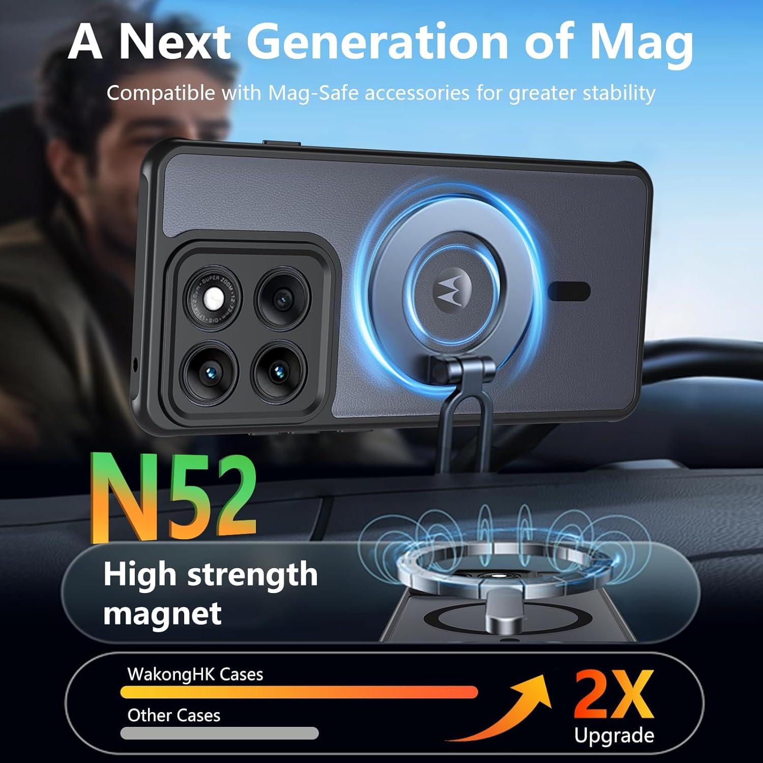 Funda Magnética para Motorola Edge 2025 - Protección Militar