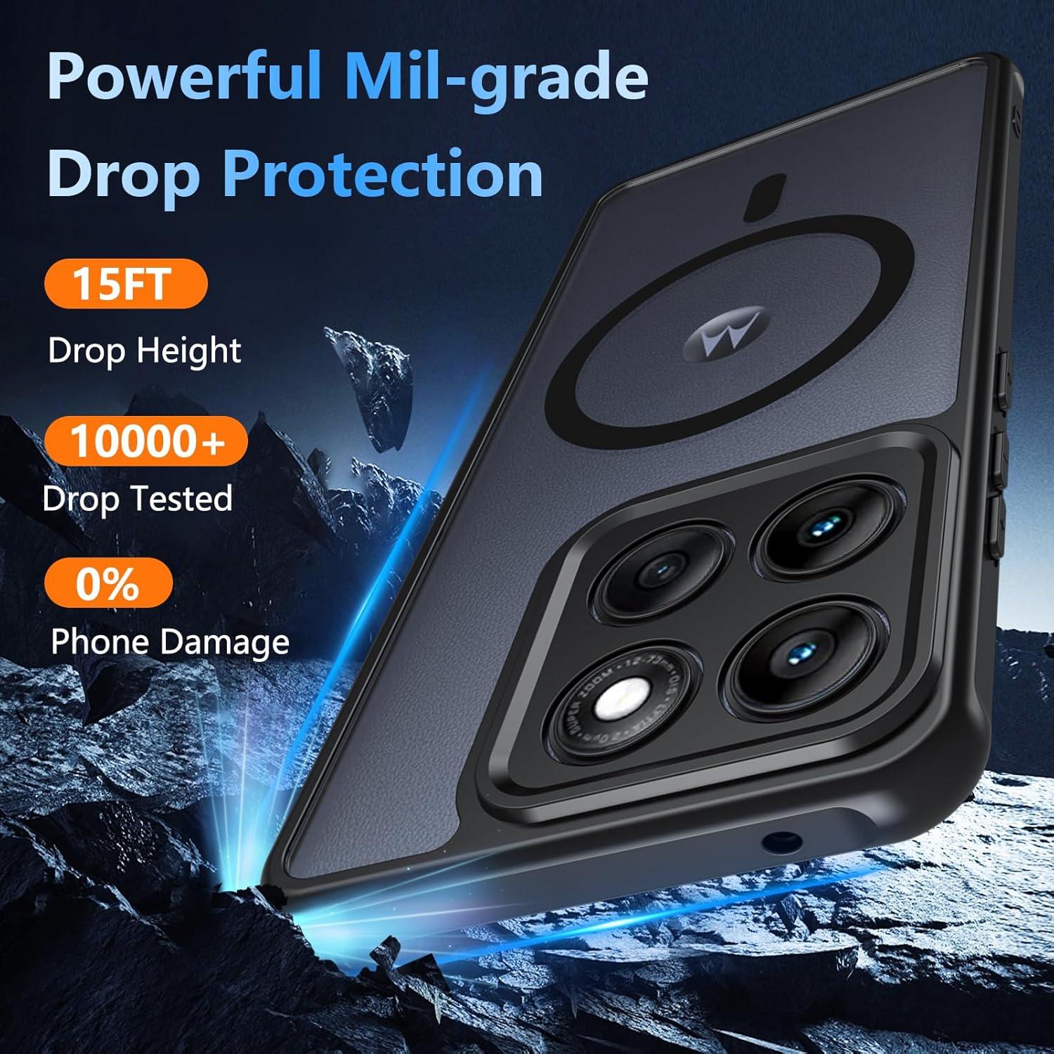 Funda Magnética para Motorola Edge 2025 - Protección Militar