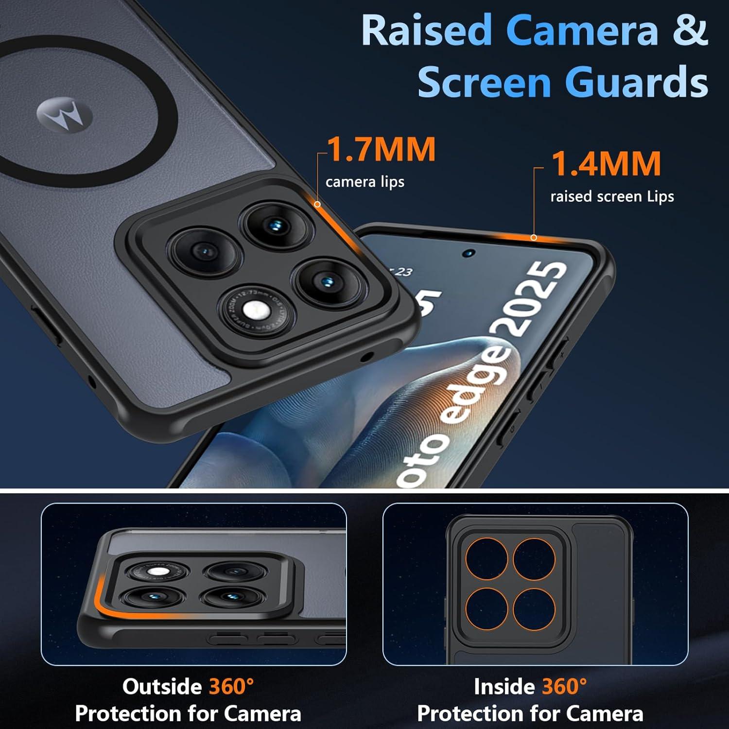 Funda Magnética para Motorola Edge 2025 - Protección Militar