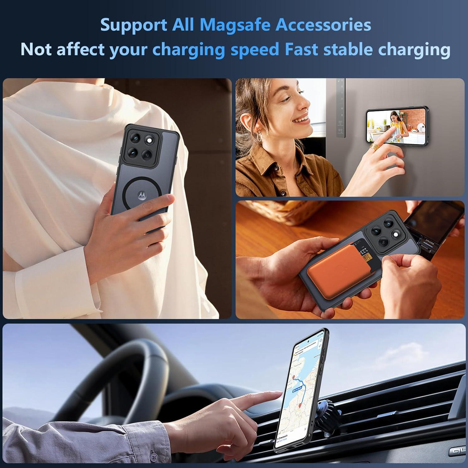 Funda Magnética para Motorola Edge 2025 - Protección Militar