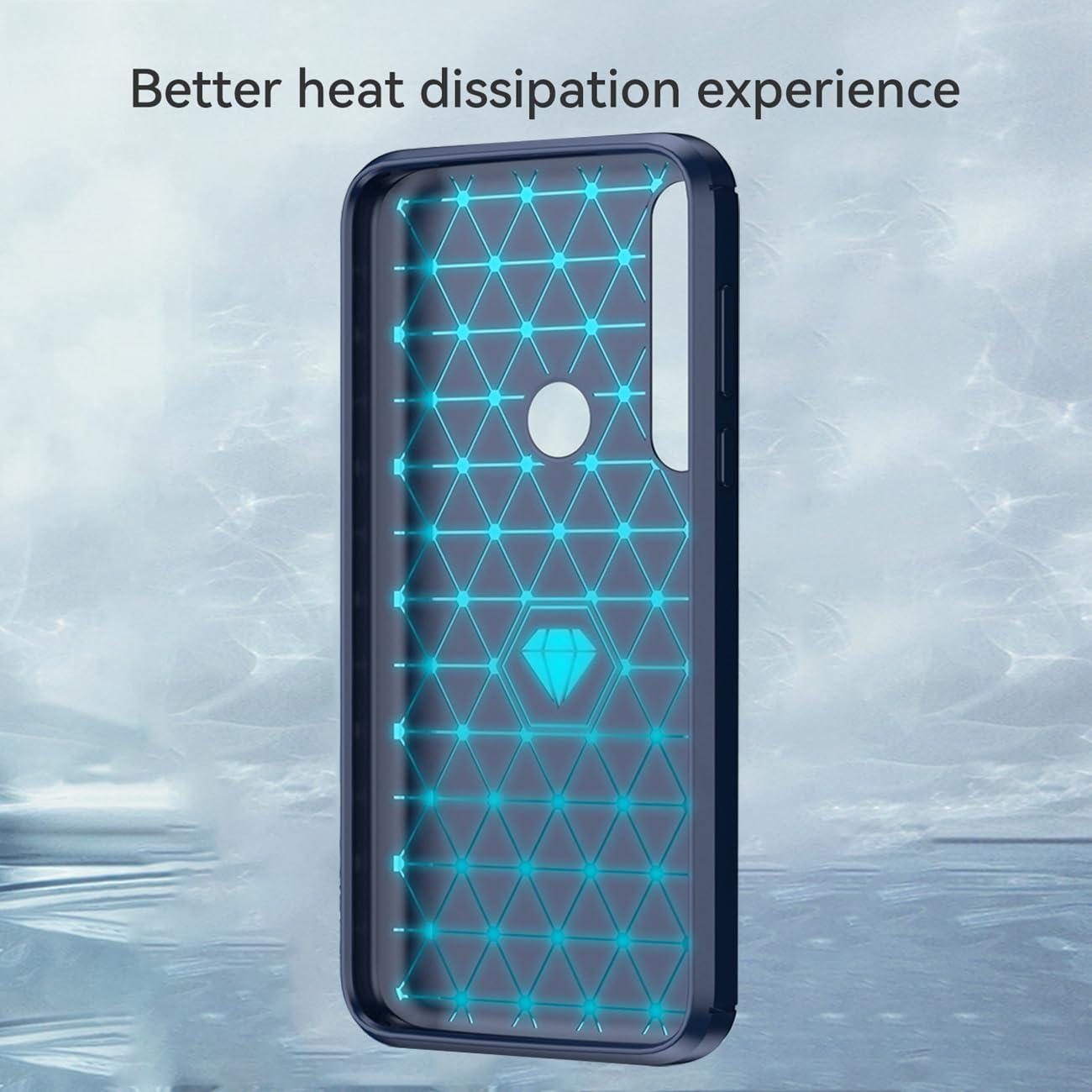 Funda TPU Slim para Huawei P30 - Azul Marino, Anti-Rasguños