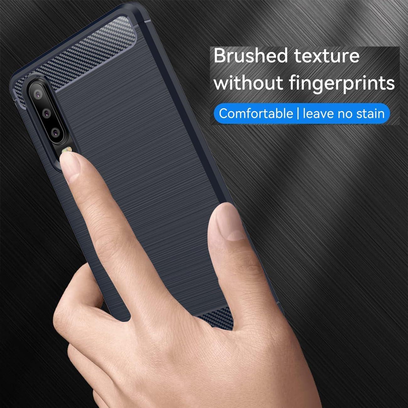 Funda TPU Slim para Huawei P30 - Azul Marino, Anti-Rasguños