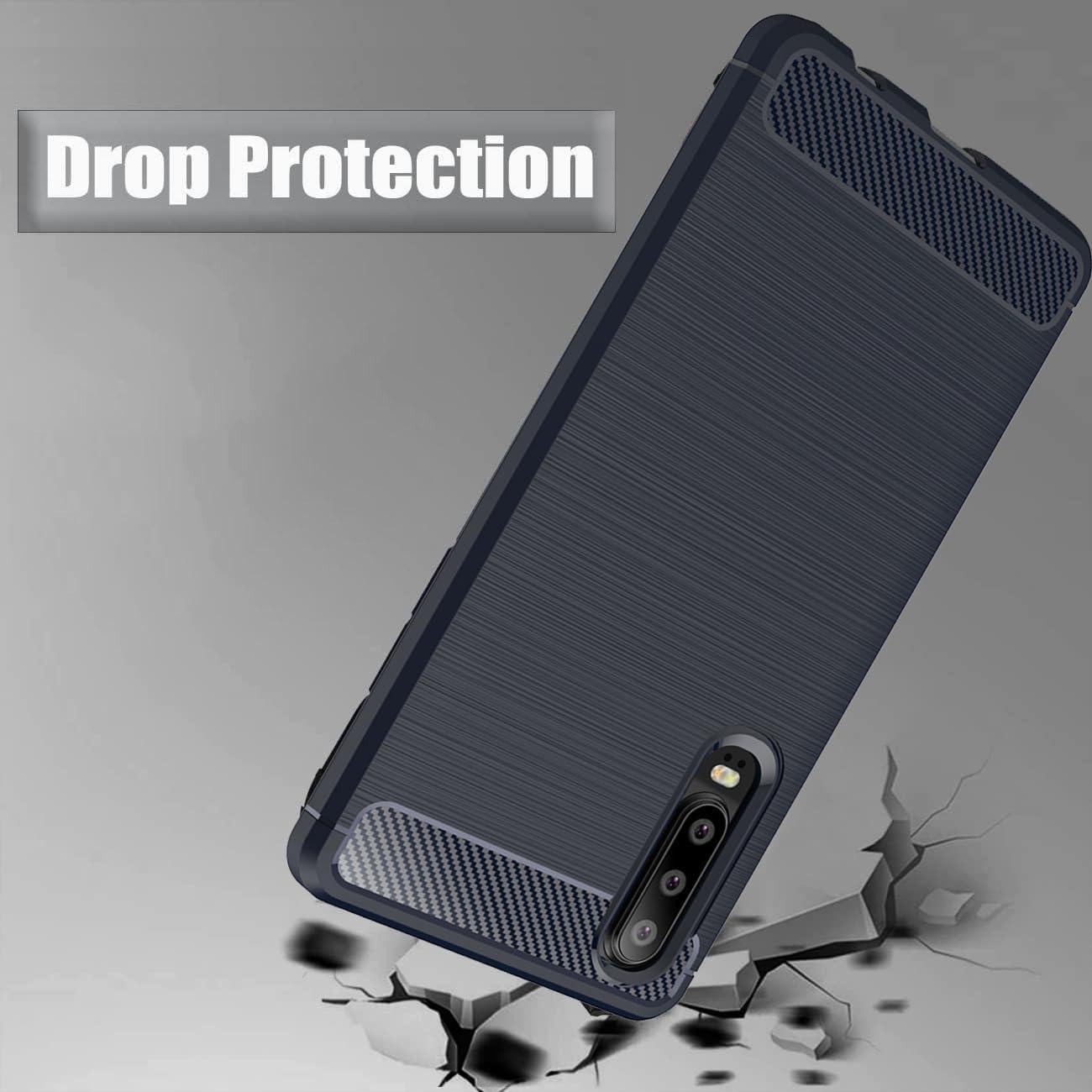 Funda TPU Slim para Huawei P30 - Azul Marino, Anti-Rasguños