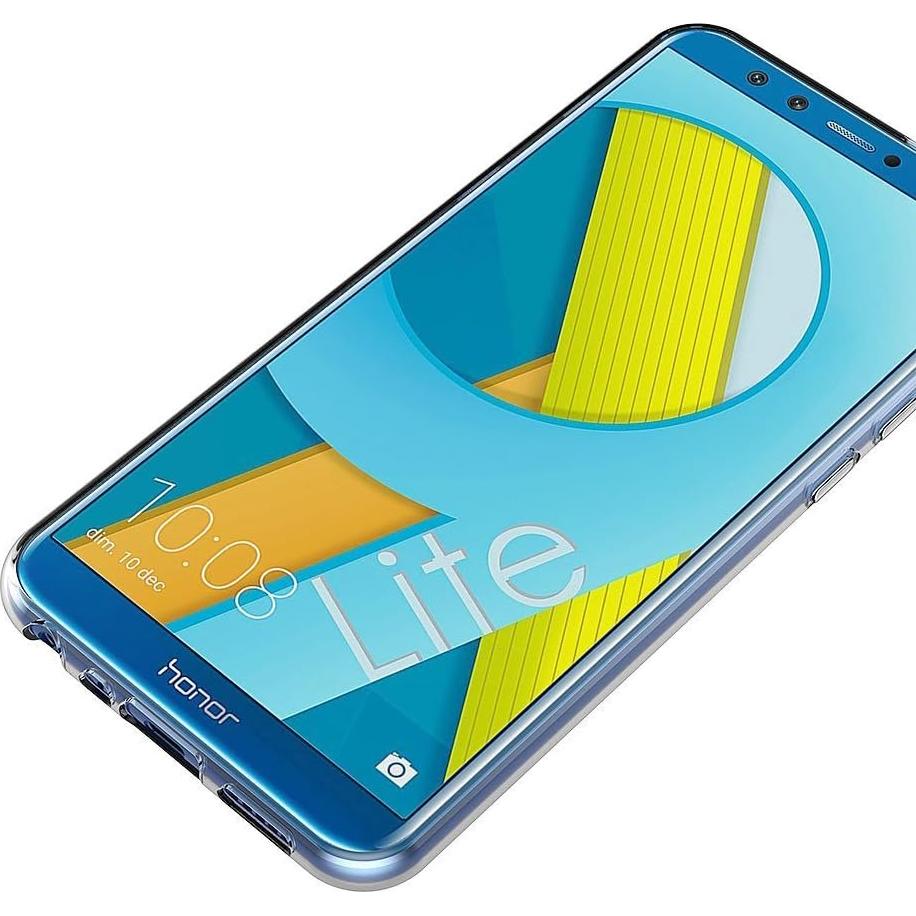 Funda Bumper de Gel TPU Transparente para Huawei Honor 9 Lite