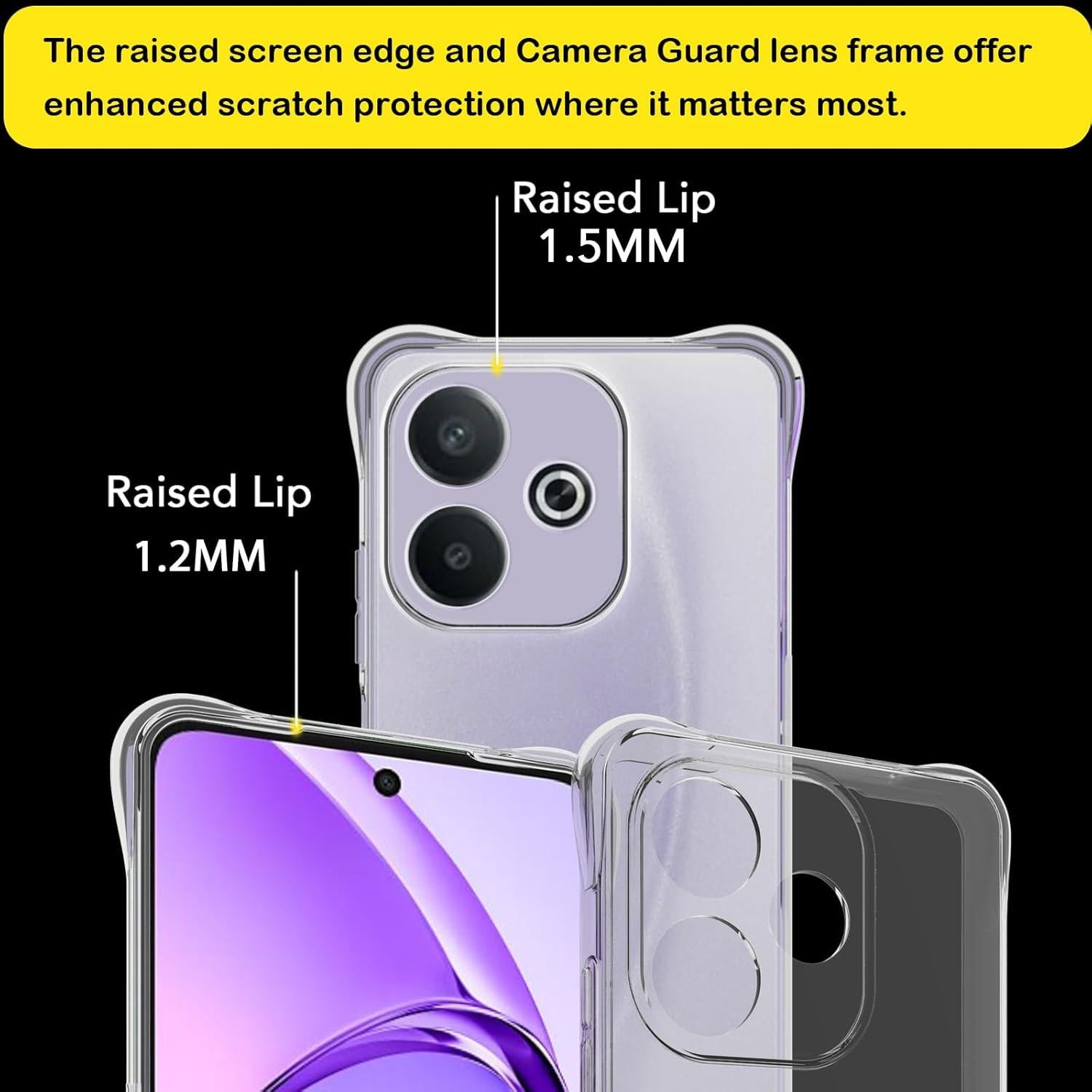 Funda TPU Transparente USTIYA para OPPO A5 Pro 5G - Grado Militar