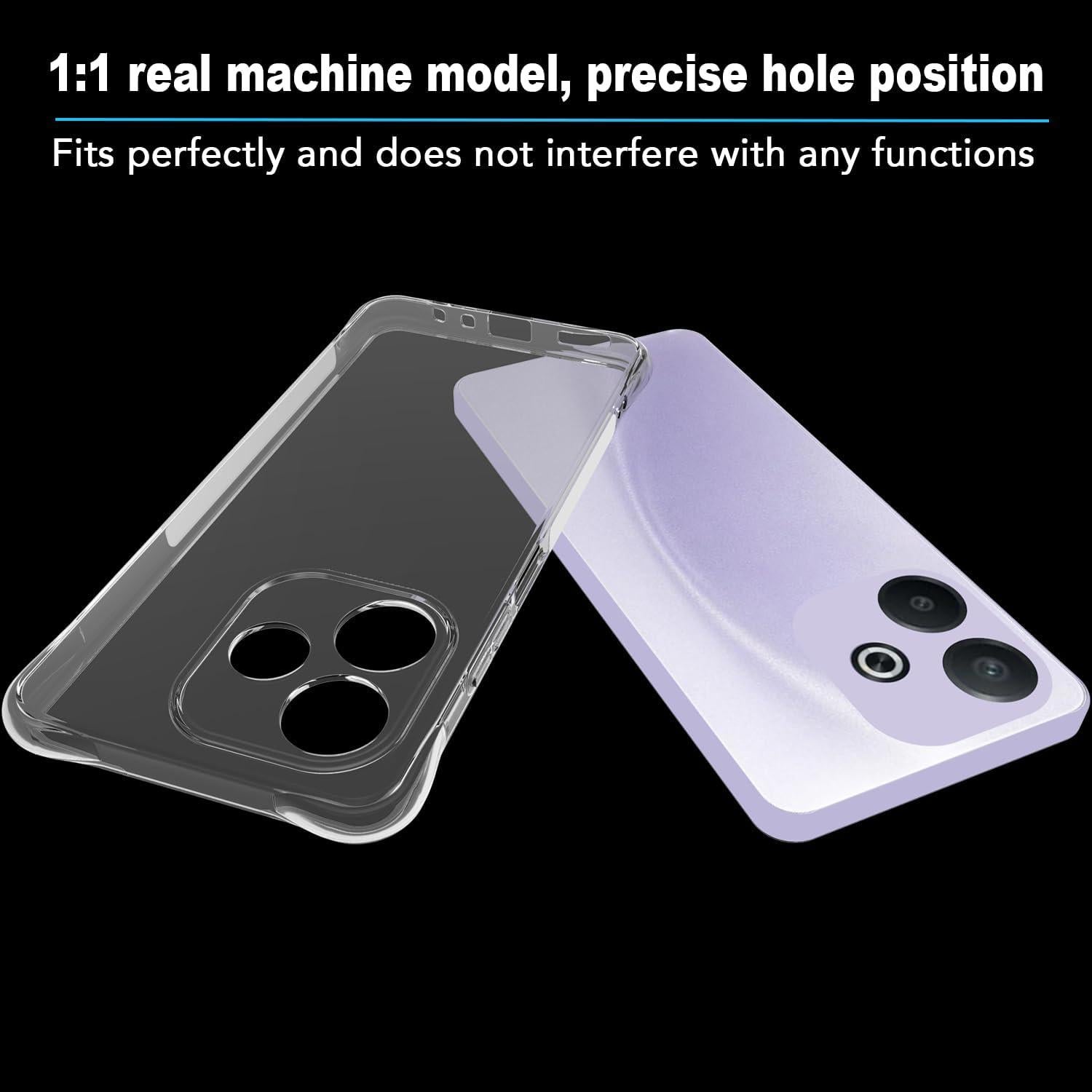 Funda TPU Transparente USTIYA para OPPO A5 Pro 5G - Grado Militar