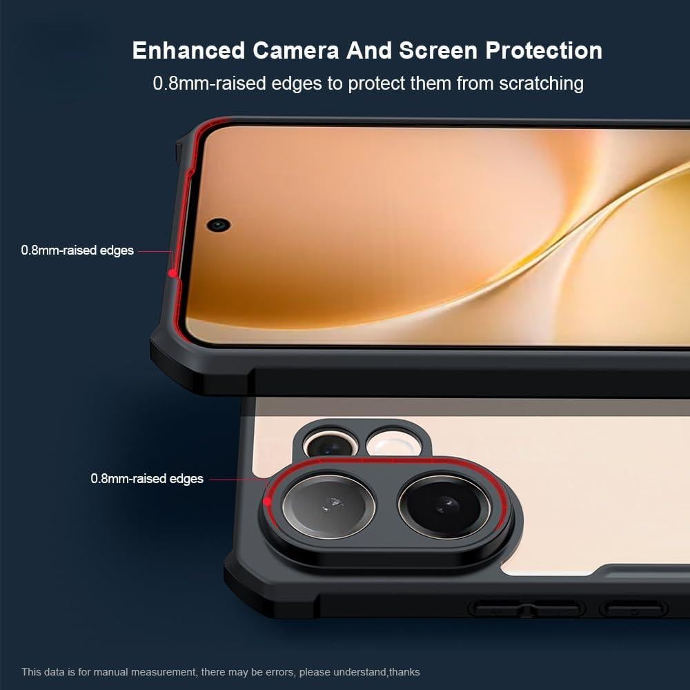 Funda para teléfono Vivo V60 TPU translúcido con airbag