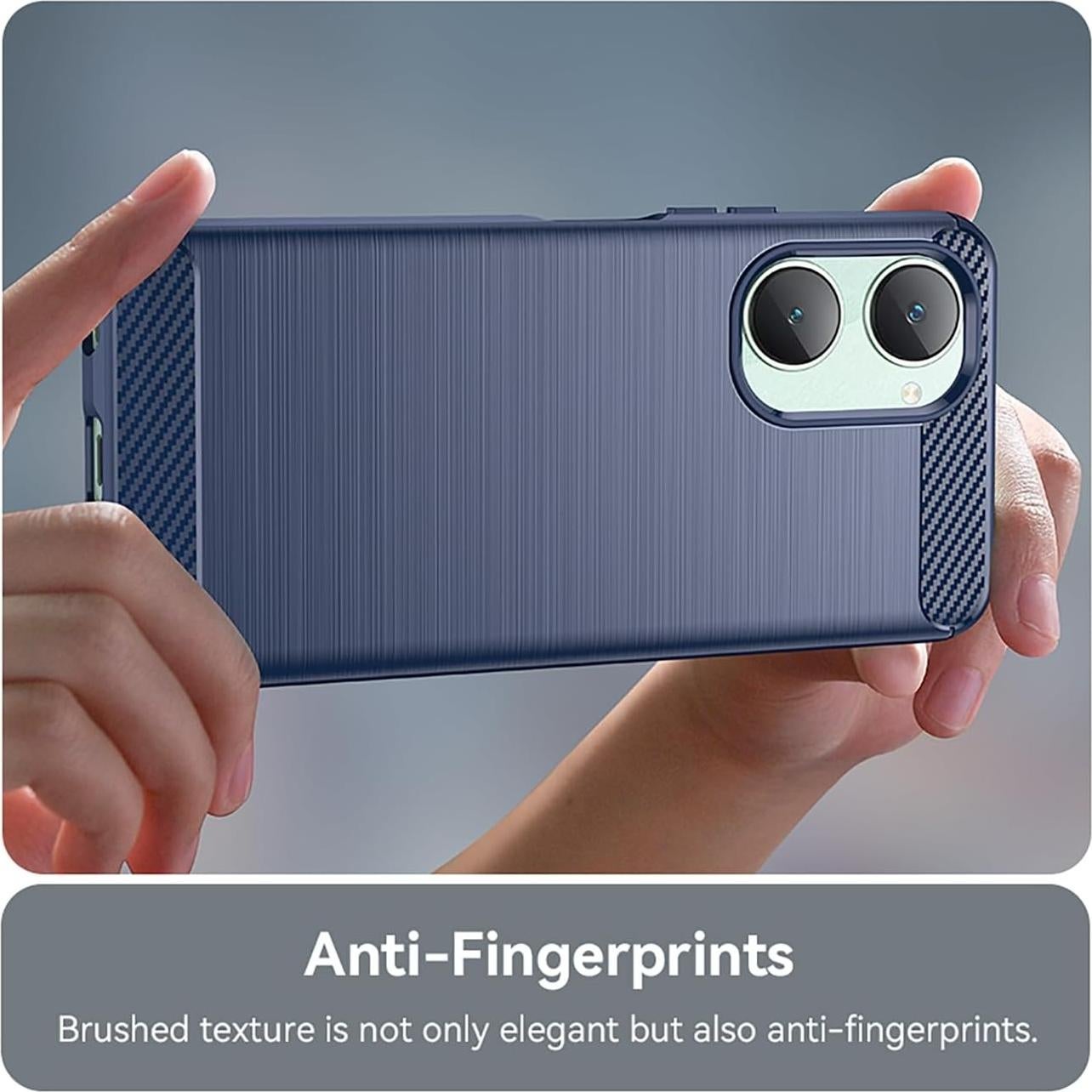 Funda TPU para Vivo T3 Lite y otros modelos - Azul Marino