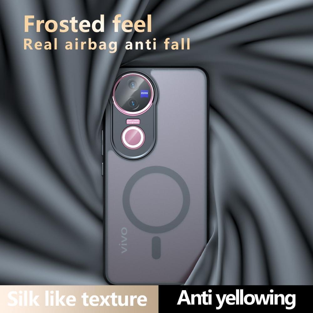 Funda Magnética Anti-impacto Kukoufey para Vivo V50 5G Negra