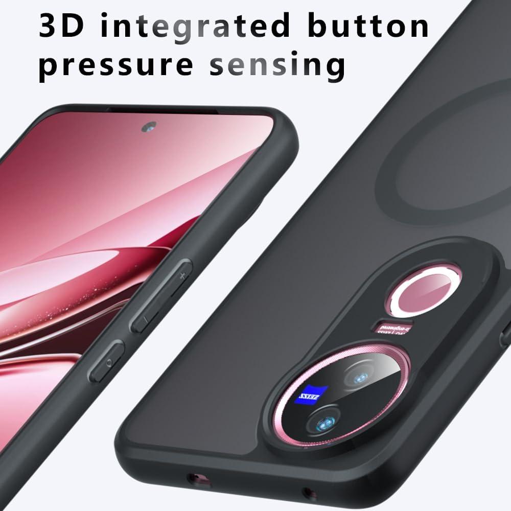 Funda Magnética Anti-impacto Kukoufey para Vivo V50 5G Negra