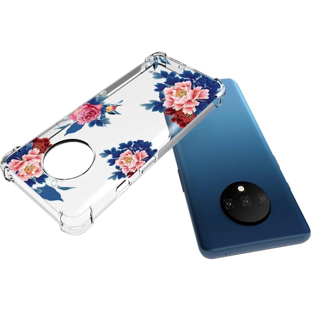 Funda TPU OnePlus 7T Tothedu Flor Azul Ultra Clara