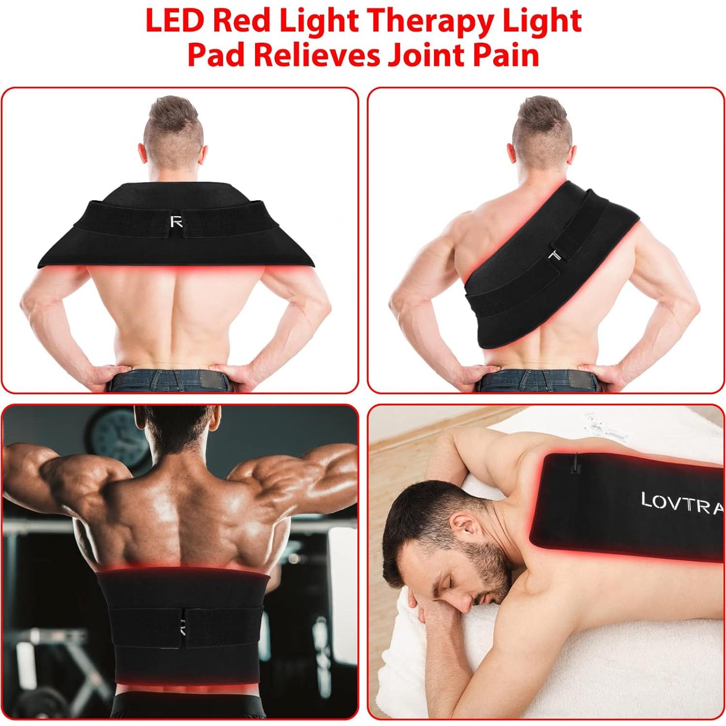 LOVTRAVEL Almohadilla Terapia Luz Roja 81x30cm 50W