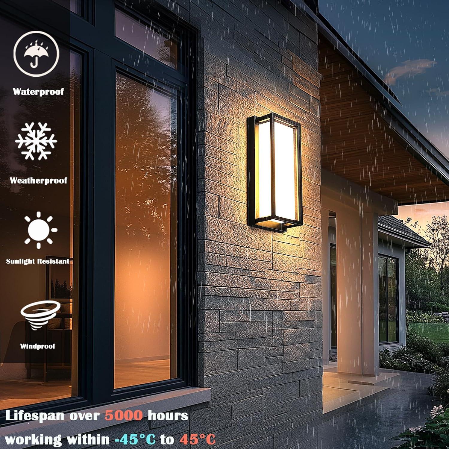 Aplique de Pared LED iYogaled RGB 18W IP65 Control Tuya