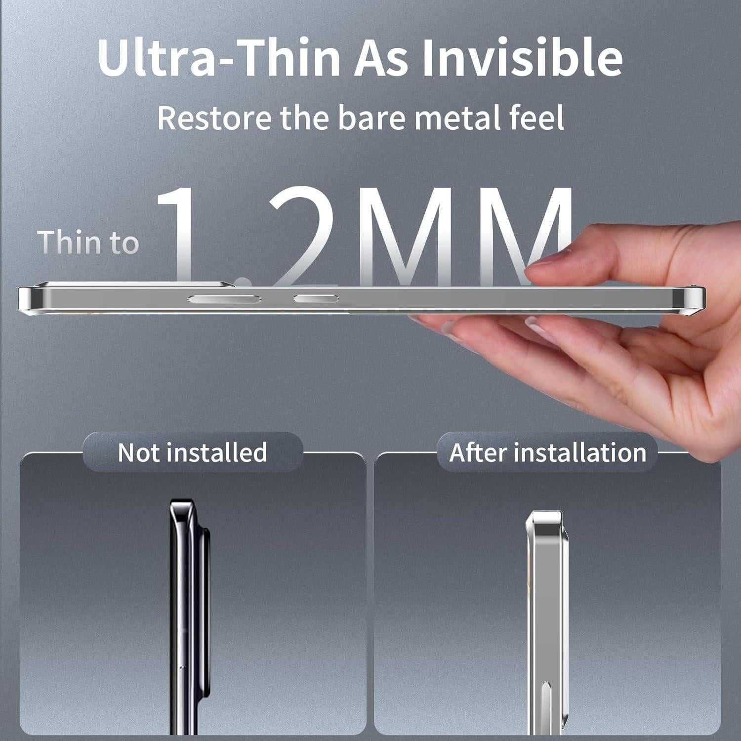 Funda Parachoques Metal para Sony Xperia 1 VI 2024 Plata