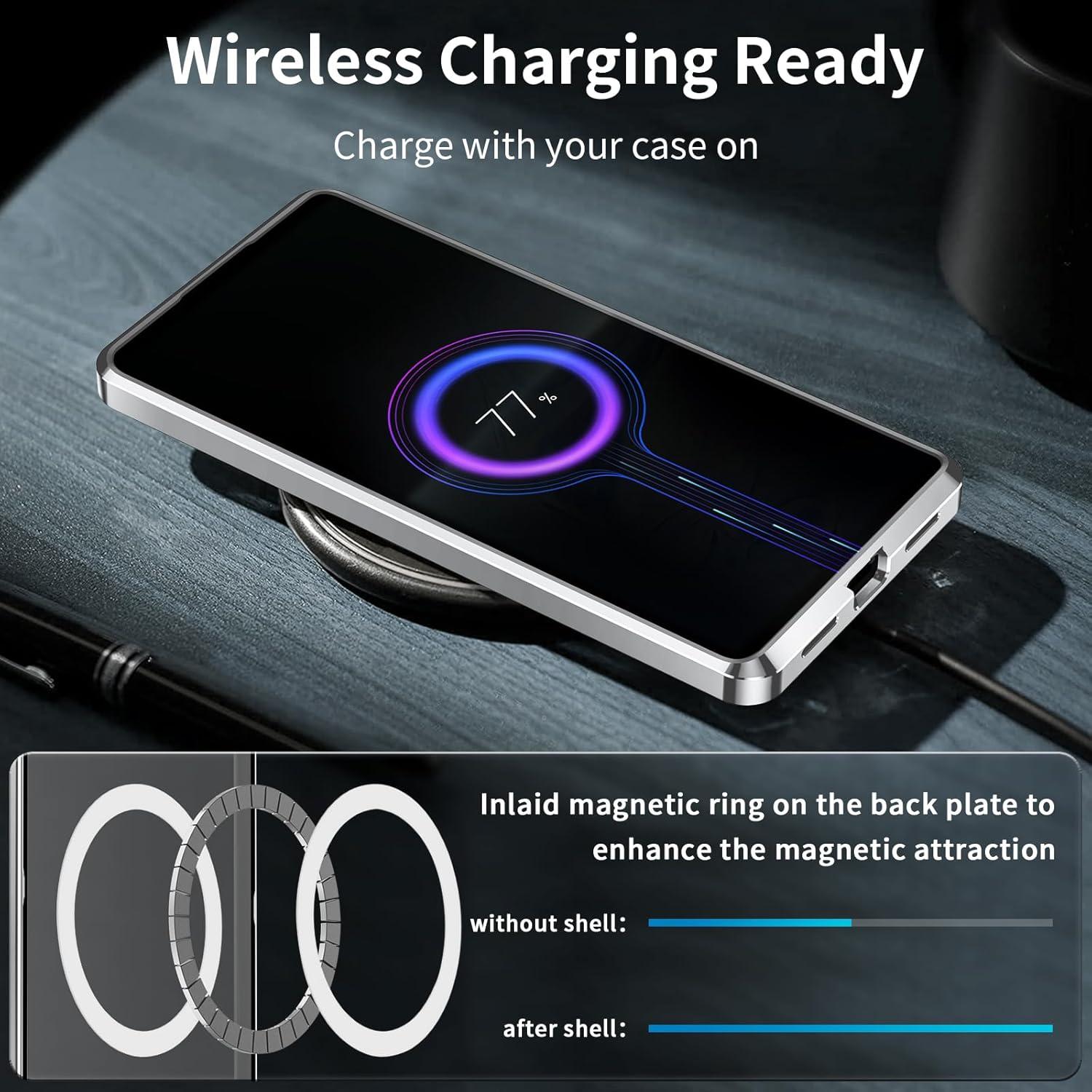 Funda Parachoques Metal para Sony Xperia 1 VI 2024 Plata