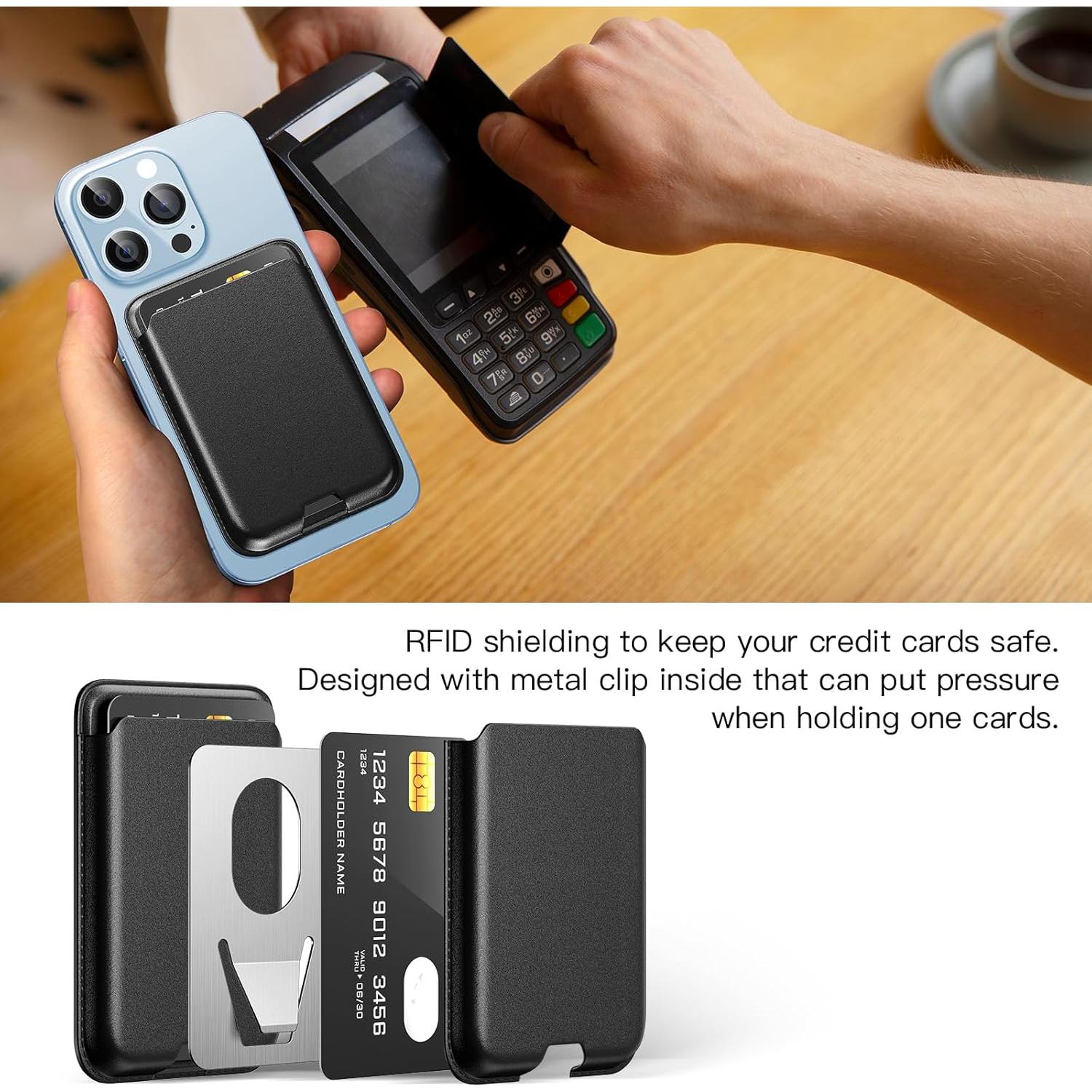 Soporte Adhesivo para Tarjetas ZoyiNsgu Rosa Claro - 4 Tarjetas