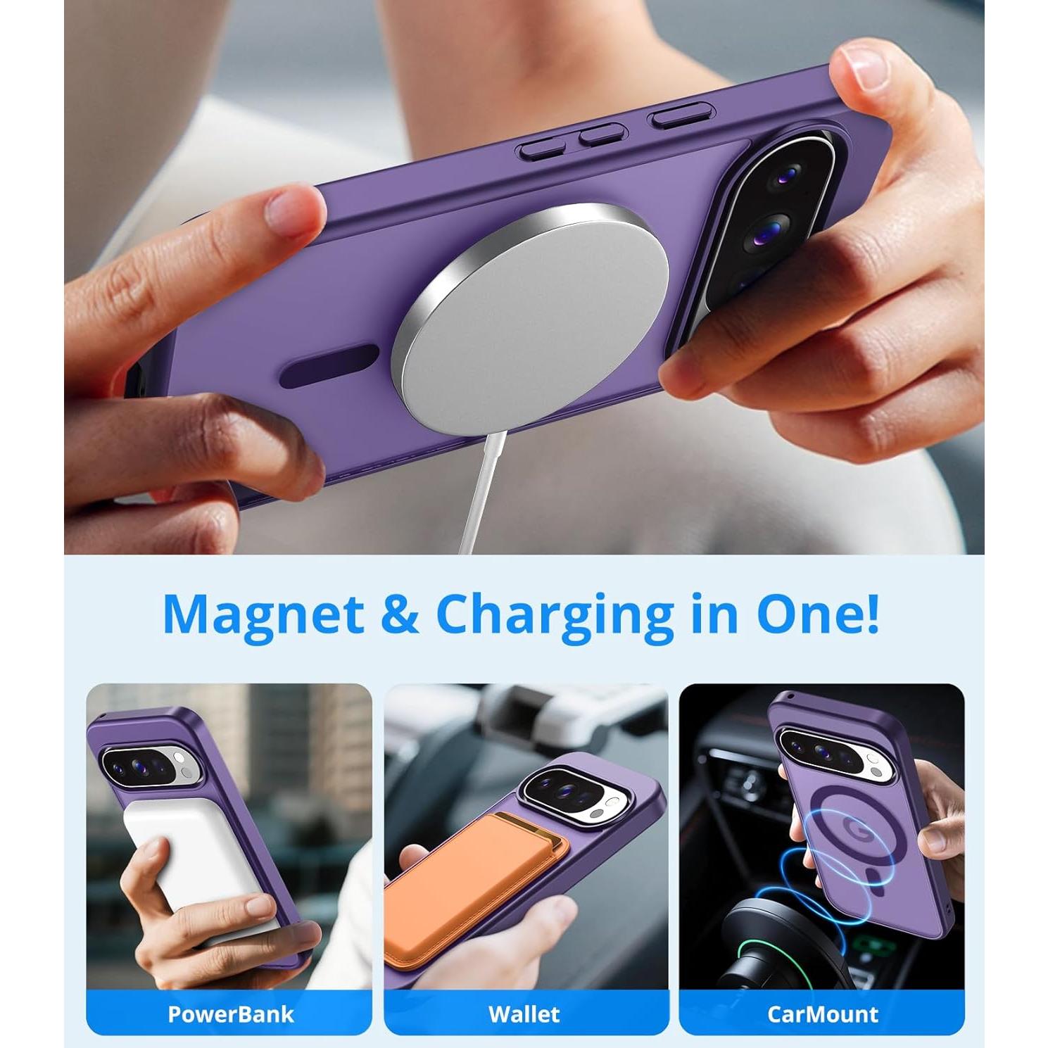 Funda Magnética para Google Pixel 10/10 Pro - Vansdon, Púrpura