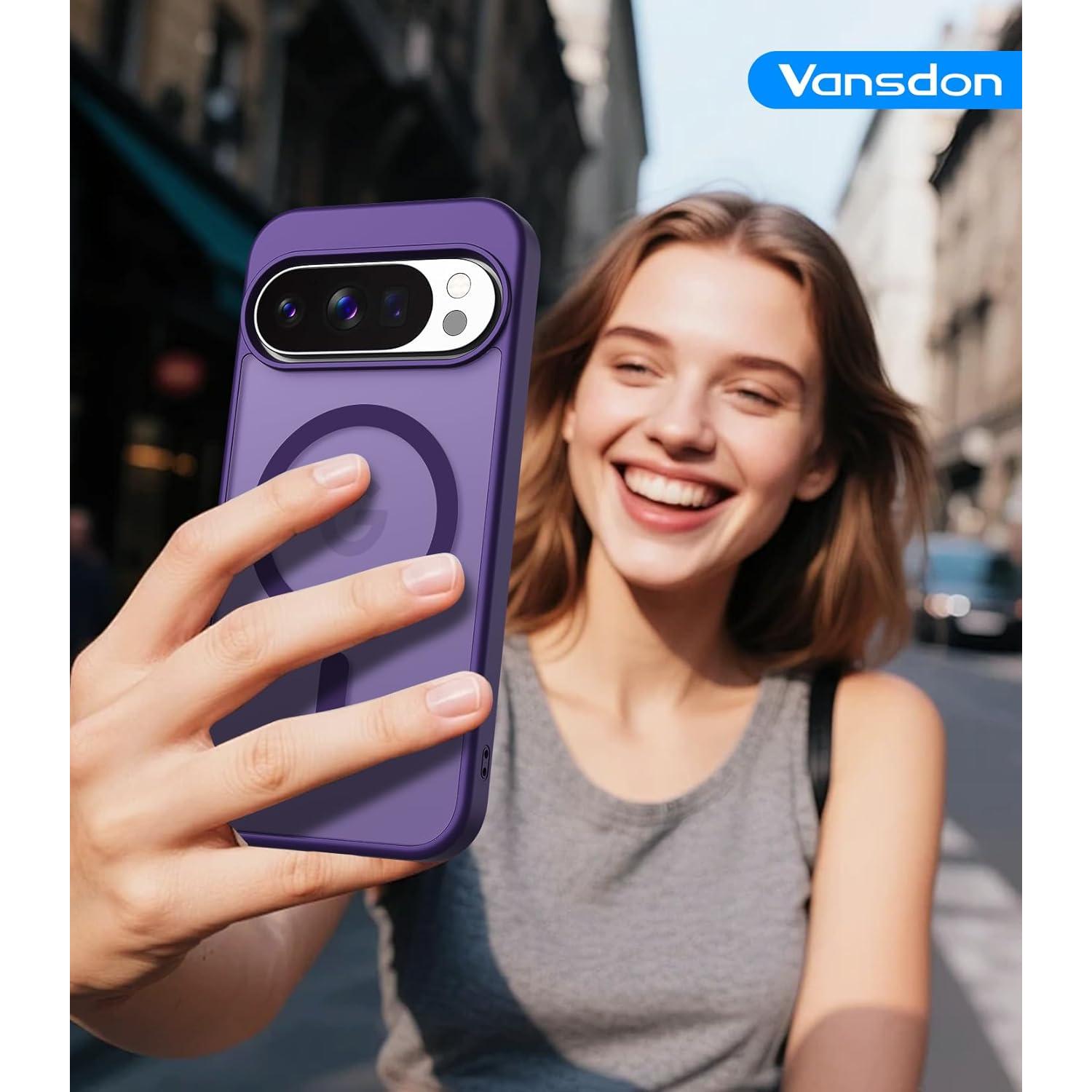 Funda Magnética para Google Pixel 10/10 Pro - Vansdon, Púrpura