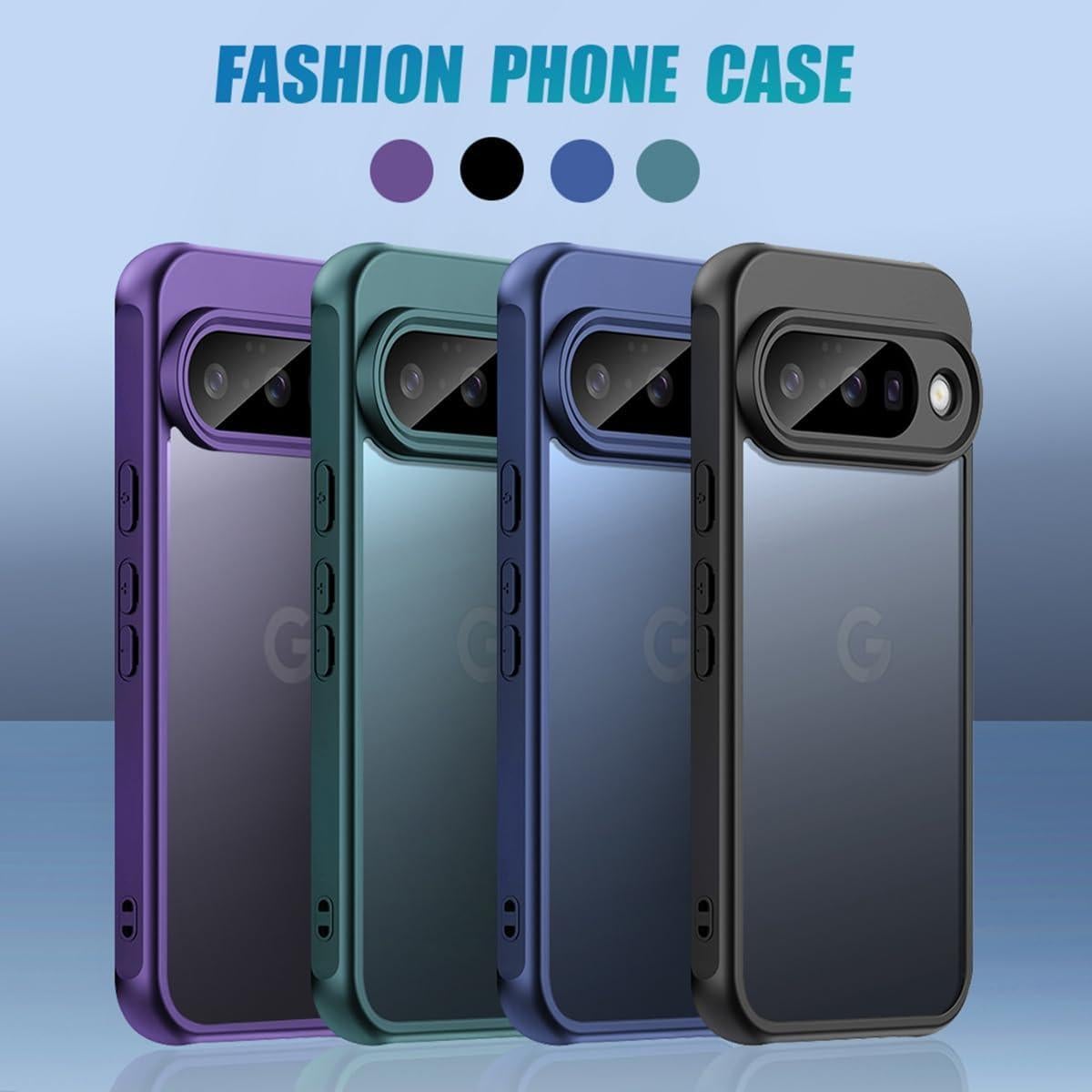 Funda TPU Google Pixel 10 KUXNGUYI Verde Delgado Antiarañazos