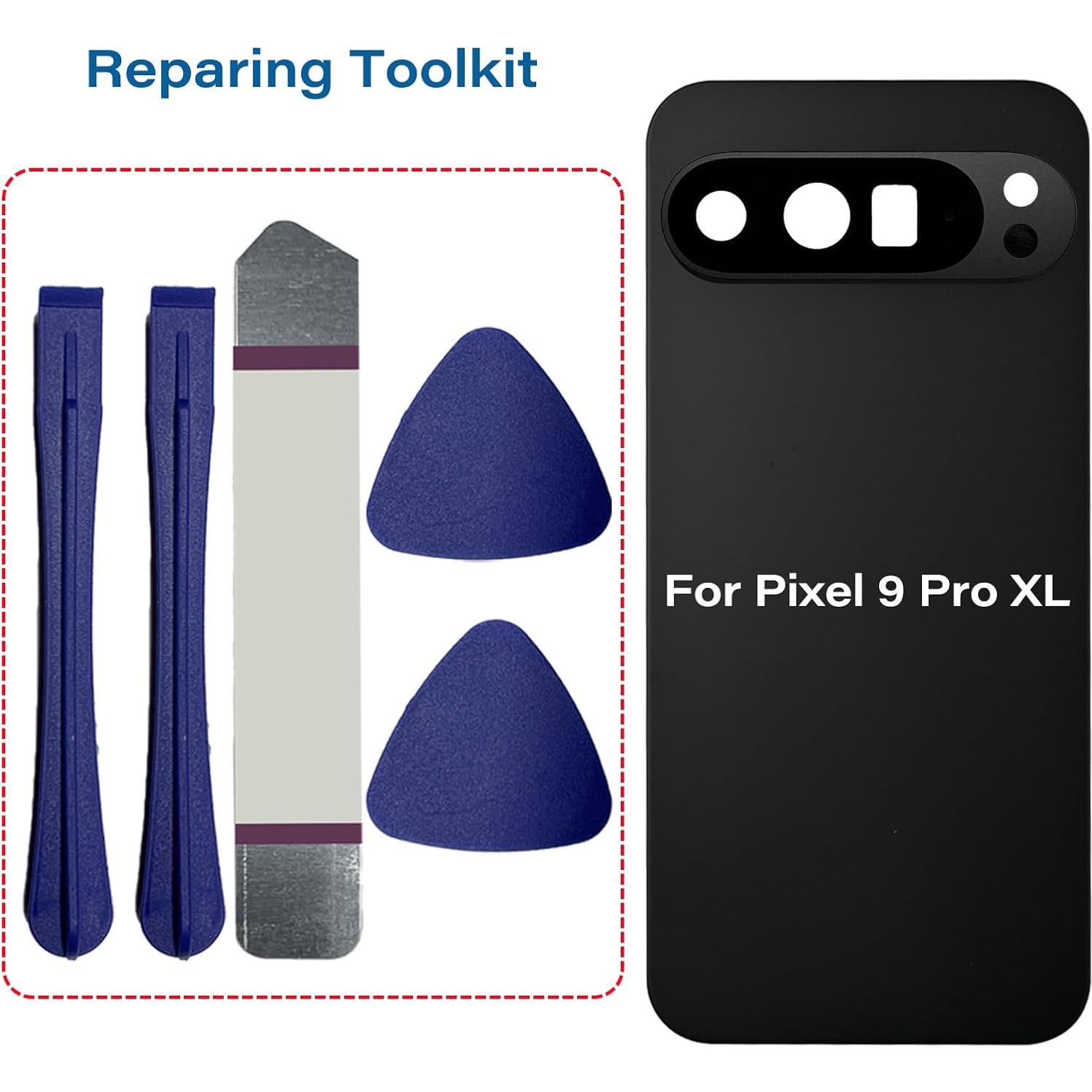 Cristal Trasero Compatible Google Pixel 9 Pro XL 5G Obsidiana