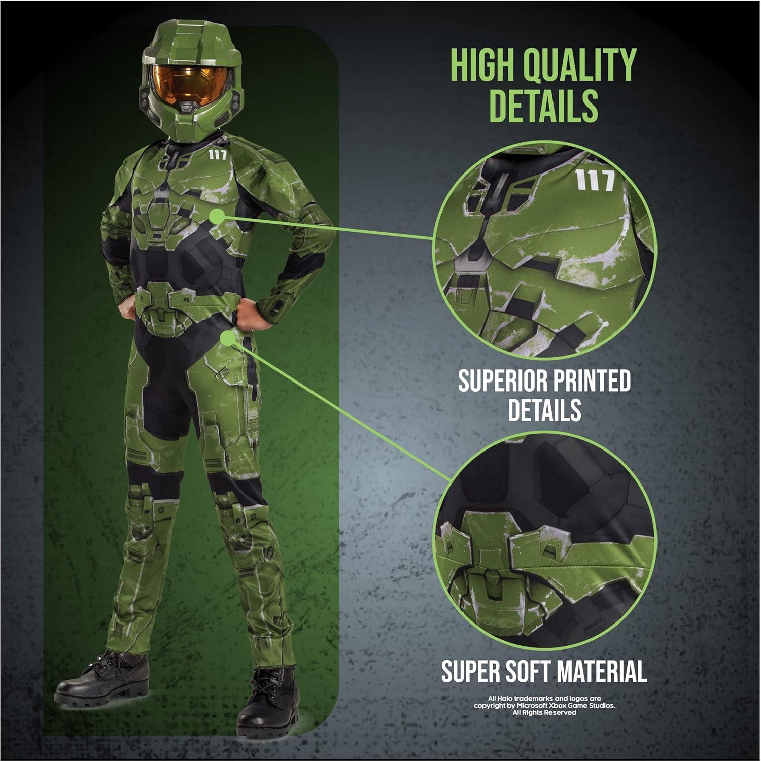 Disfraz Master Chief Halo Infinite Disguise Niños 4-16 Años
