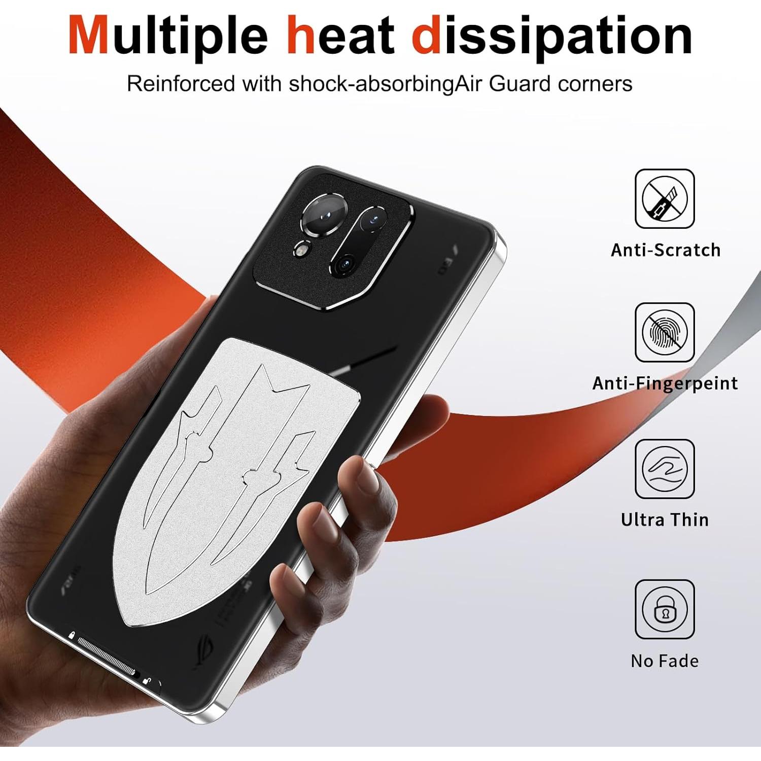 Funda a Prueba de Golpes LOVE MEI para ASUS ROG Phone 9 Pro - Negro