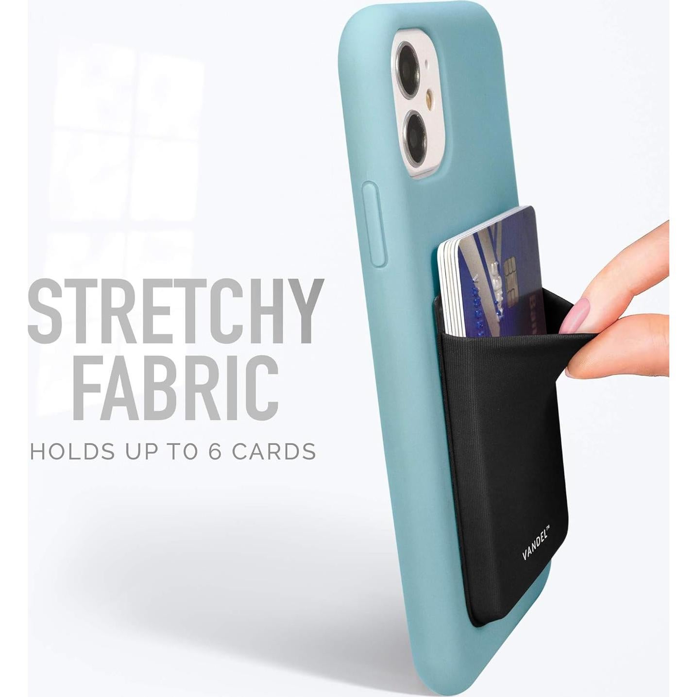 Cartera Adhesiva Vandel Pocket para Teléfono - Color Margaritas