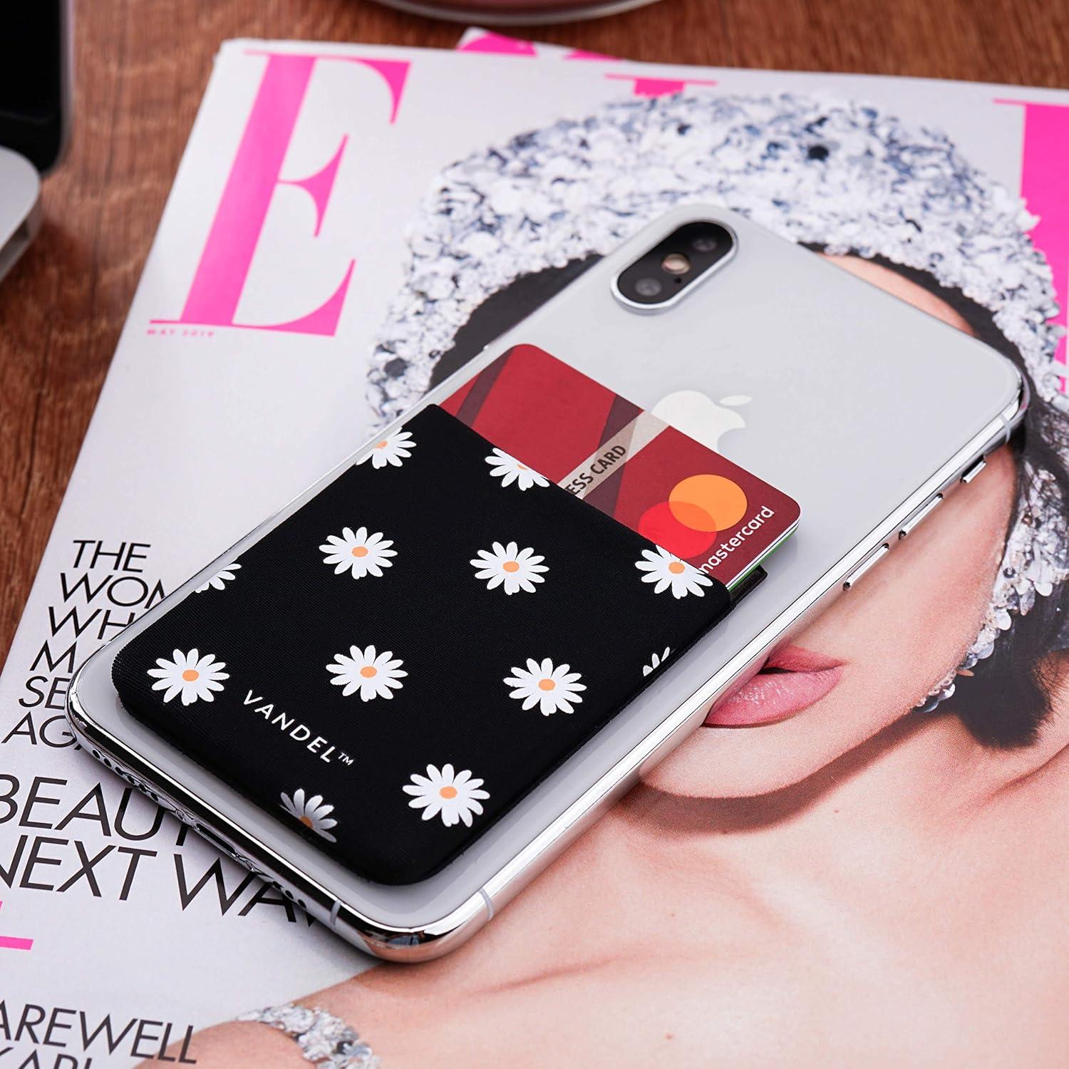 Cartera Adhesiva Vandel Pocket para Teléfono - Color Margaritas