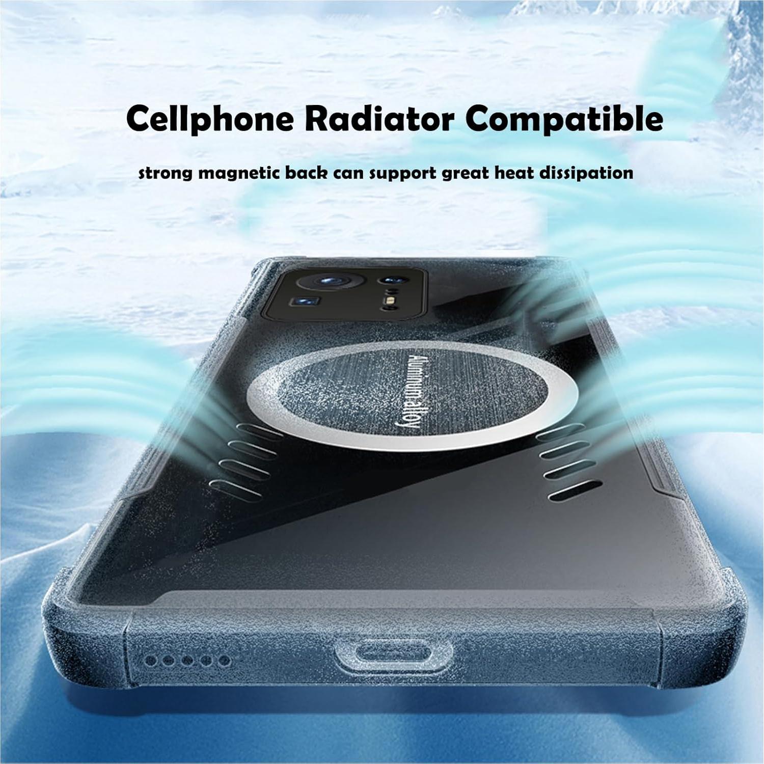 Funda Magnética Asus Rog Phone 9 Pro Negra Resistente a Choques