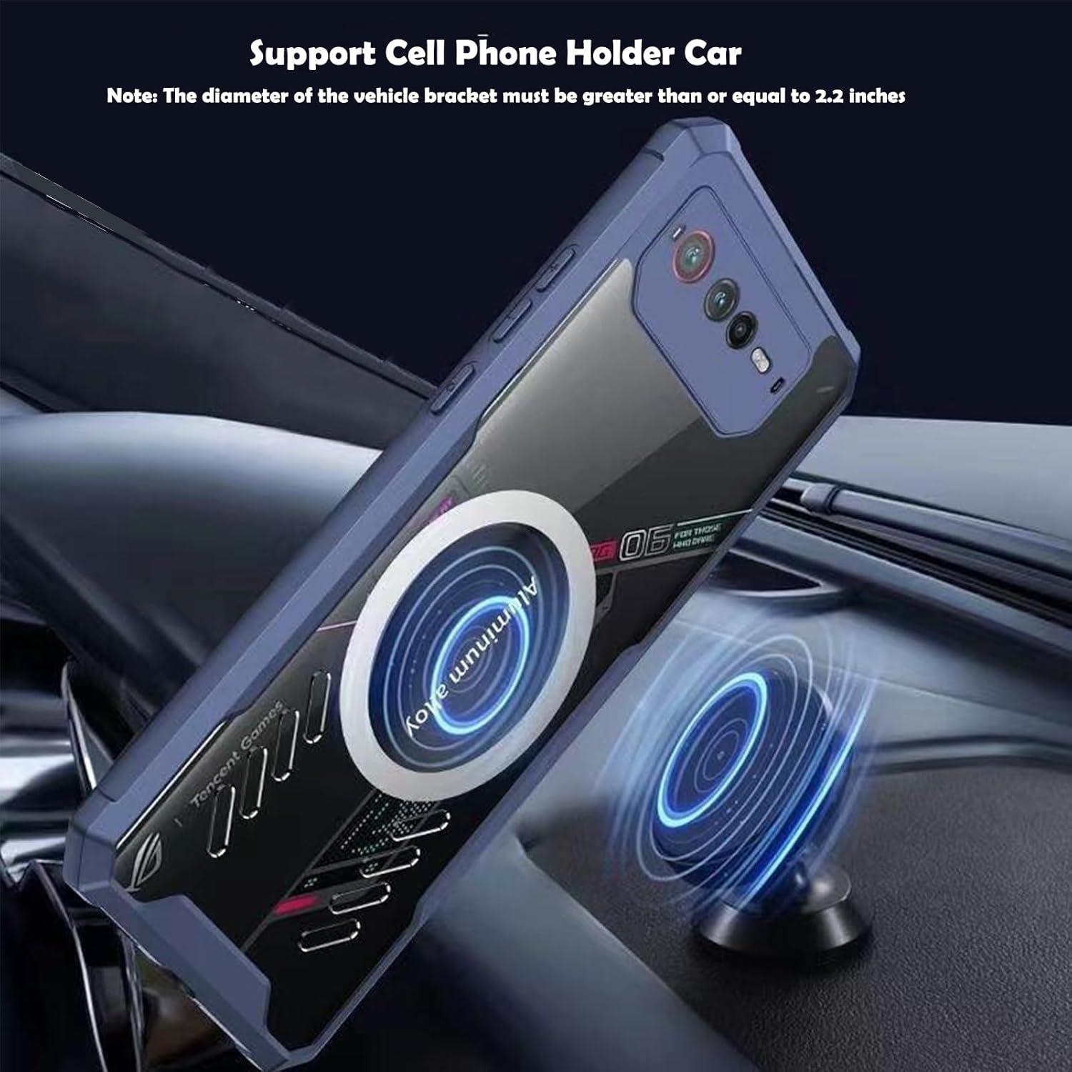 Funda Magnética Asus Rog Phone 9 Pro Negra Resistente a Choques