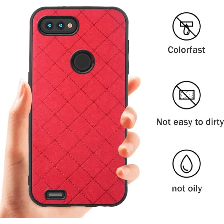 Funda Antideslizante ELISORLI para ZTE Blade ZMax Z982 Rojo