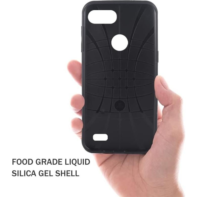 Funda Antideslizante ELISORLI para ZTE Blade ZMax Z982 Rojo