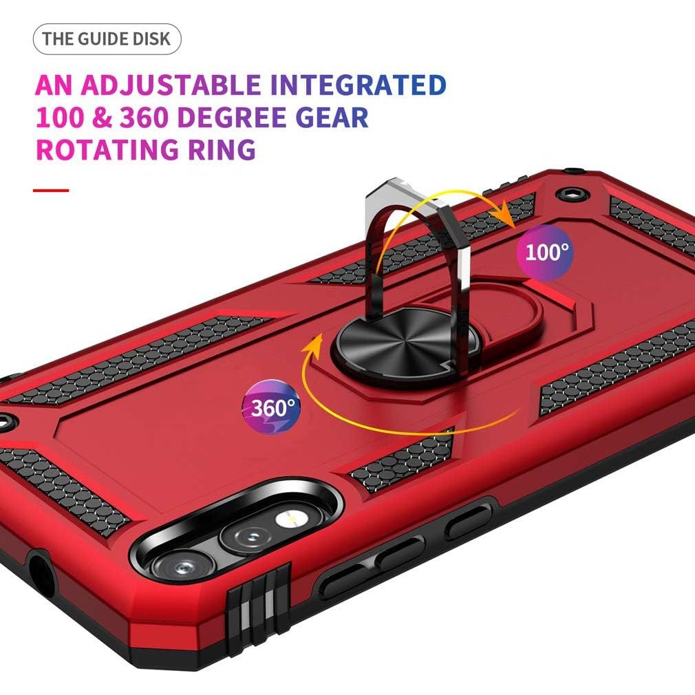 Funda Grado Militar Tznzxm para ZTE ZMax 10 Azul Menta