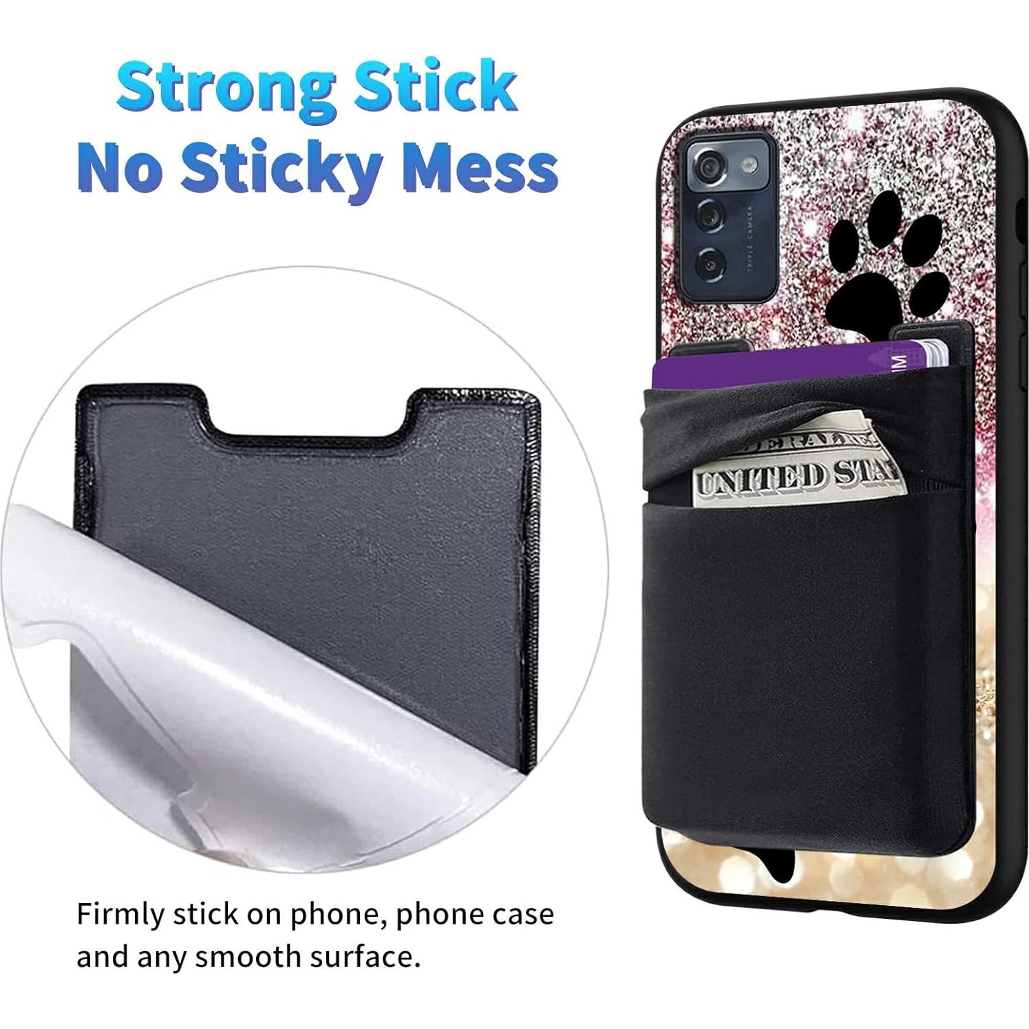 Funda de silicona para ZTE ZMAX 5G con soporte para tarjetas