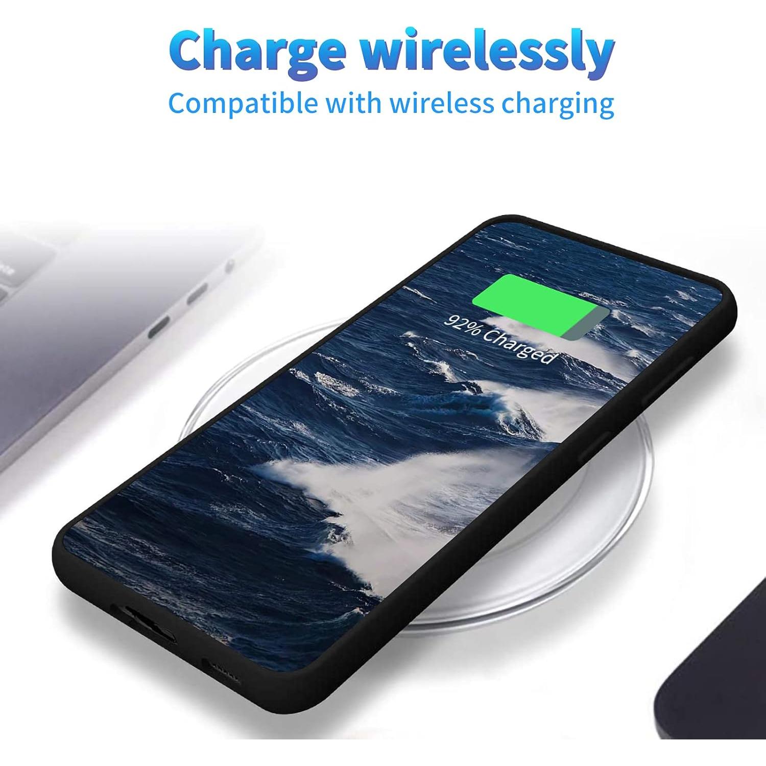 Funda de silicona para ZTE ZMAX 5G con soporte para tarjetas