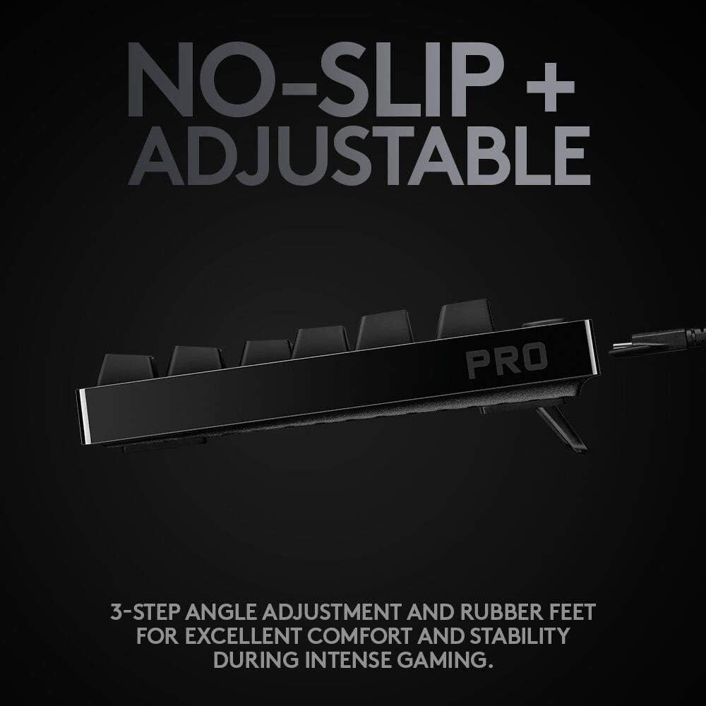 Teclado Mecánico Logitech G PRO TKL Clicky RGB 1.33 kg