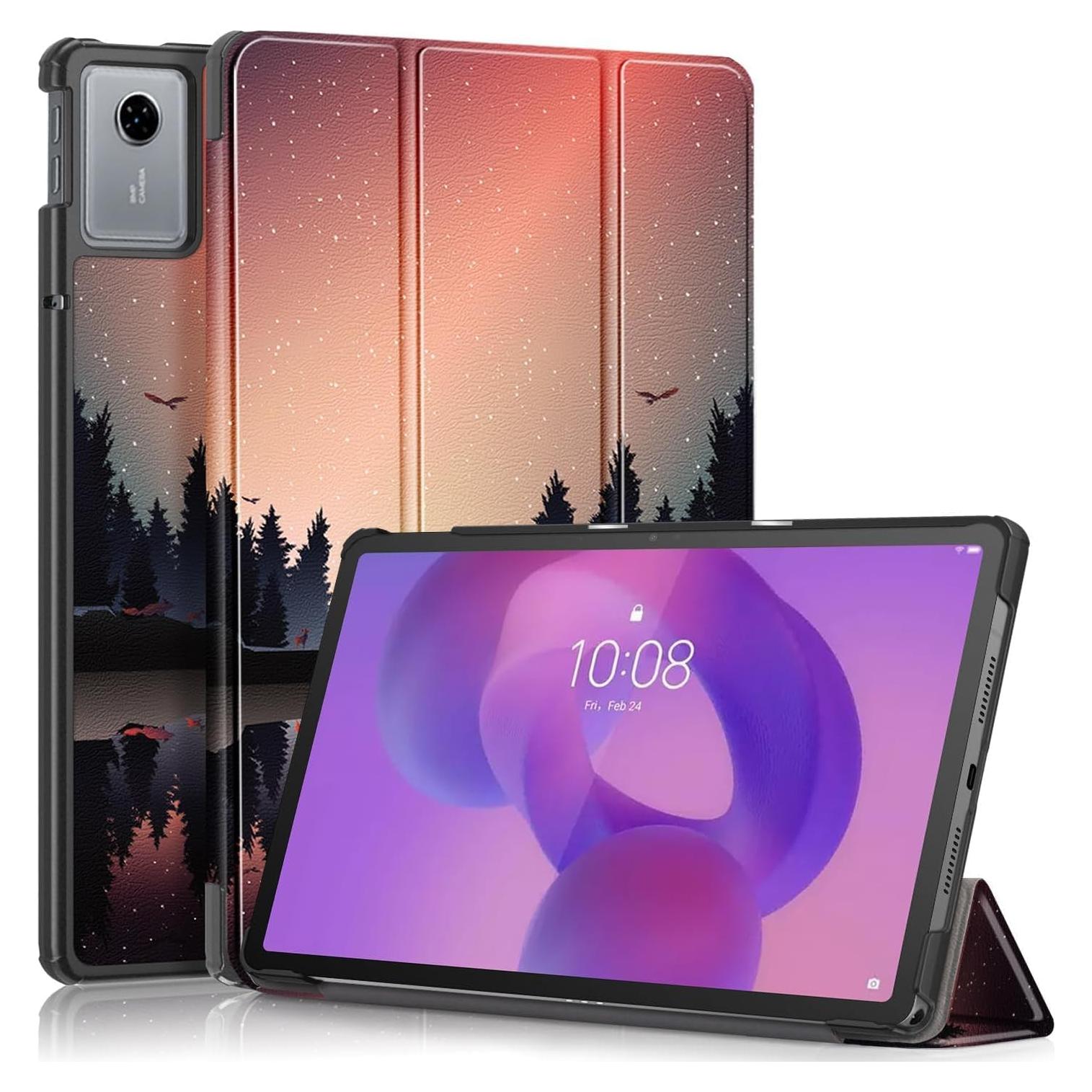 Funda Folio Plegable Gylint para Lenovo Tab Idea 11 Crepúsculo